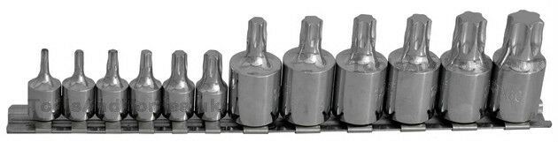 BLUESPOT 12PCS 1/4" & 3/8" DRIVE TORX BIT SOCKETS 10 - T60