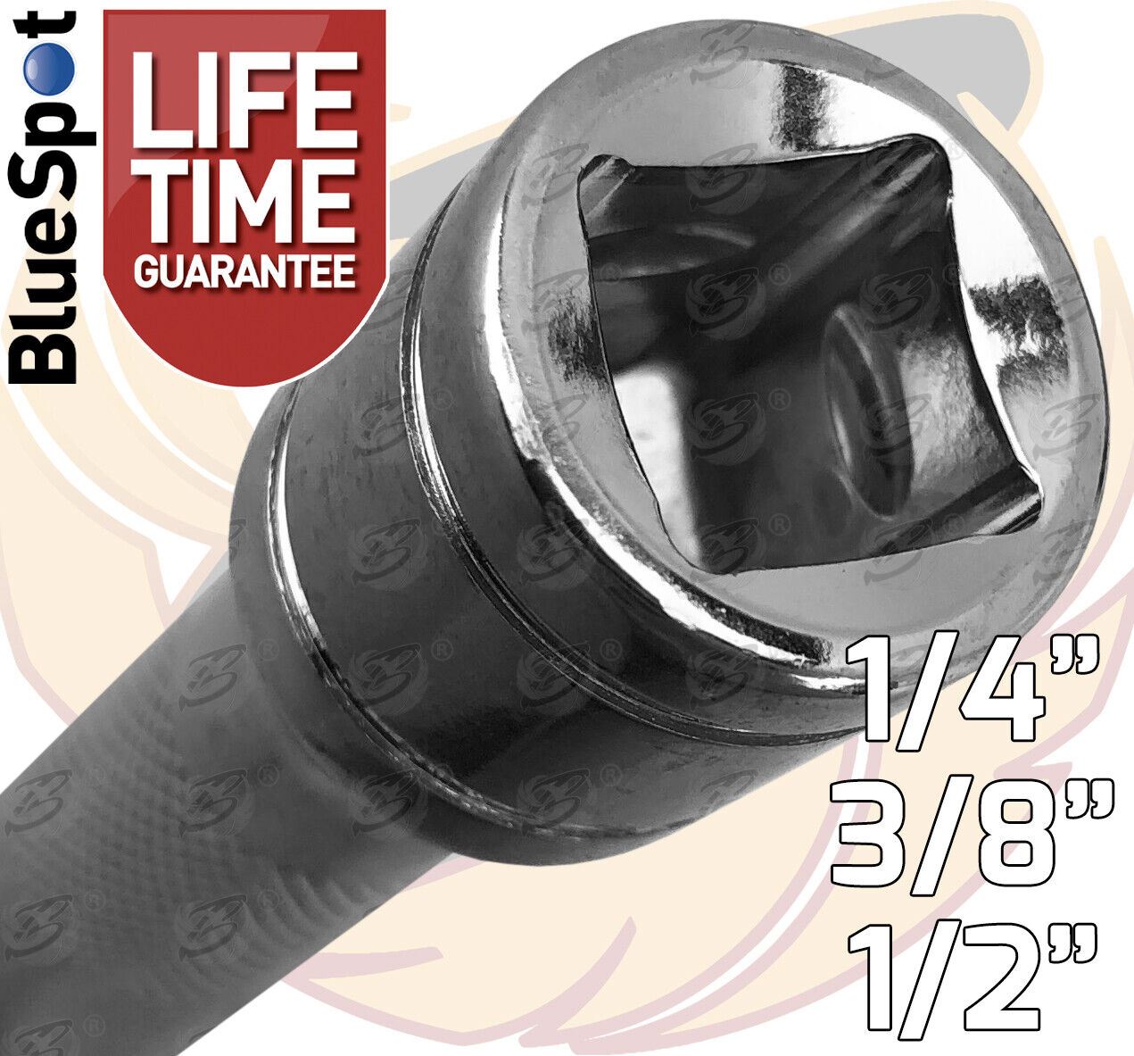 BLUESPOT 9PCS 1/4" & 3/8" & 1/2" DRIVE EXTENSION BARS 50MM - 250MM