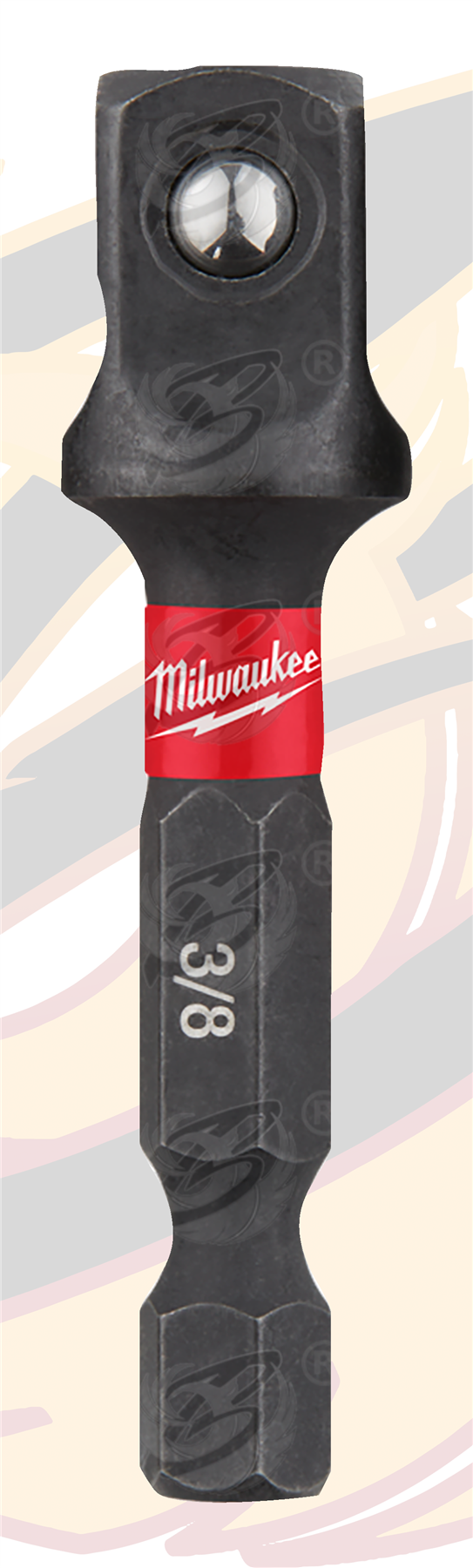 Milwaukee 9 Piece 3/8" Drive 6 Point Shallow Impact Sockets 8mm - 19mm ( Shockwave Impact Duty ) ( 4932480454 )