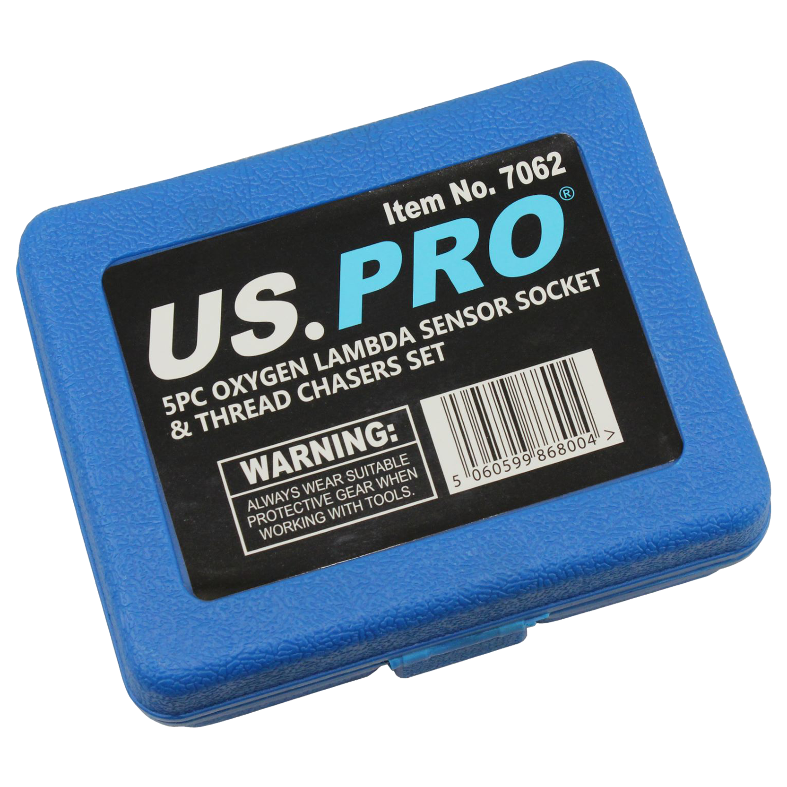 US PRO 5PC OXYGEN LAMBDA SENSOR SOCKET & THREAD CHASERS SET
