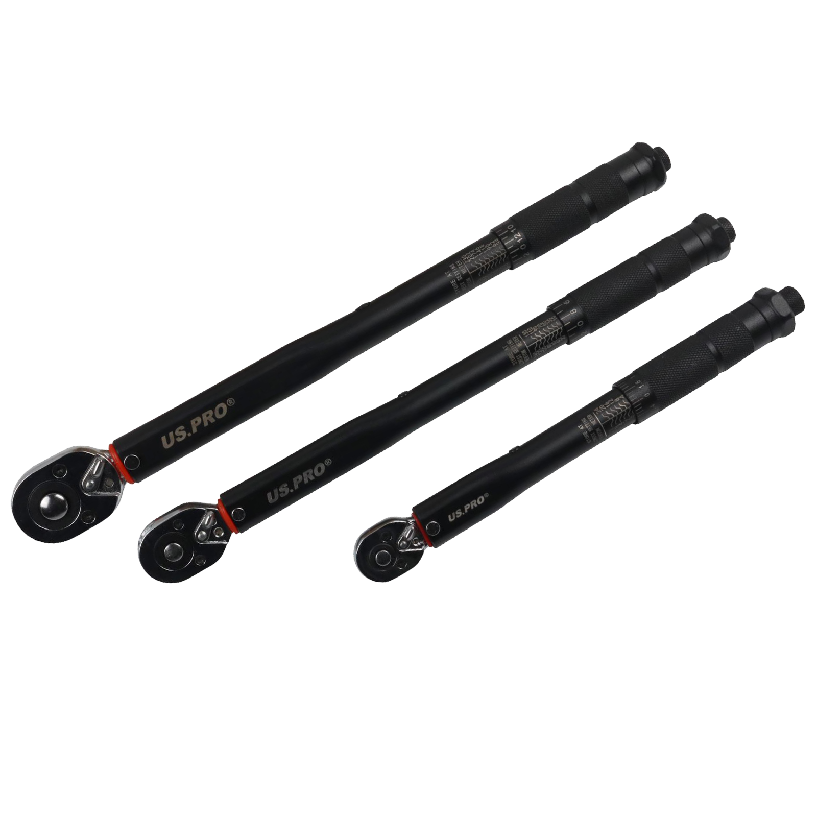 US Pro 3 Piece Calibrated Torque Wrench Set - 2-230Nm  6936