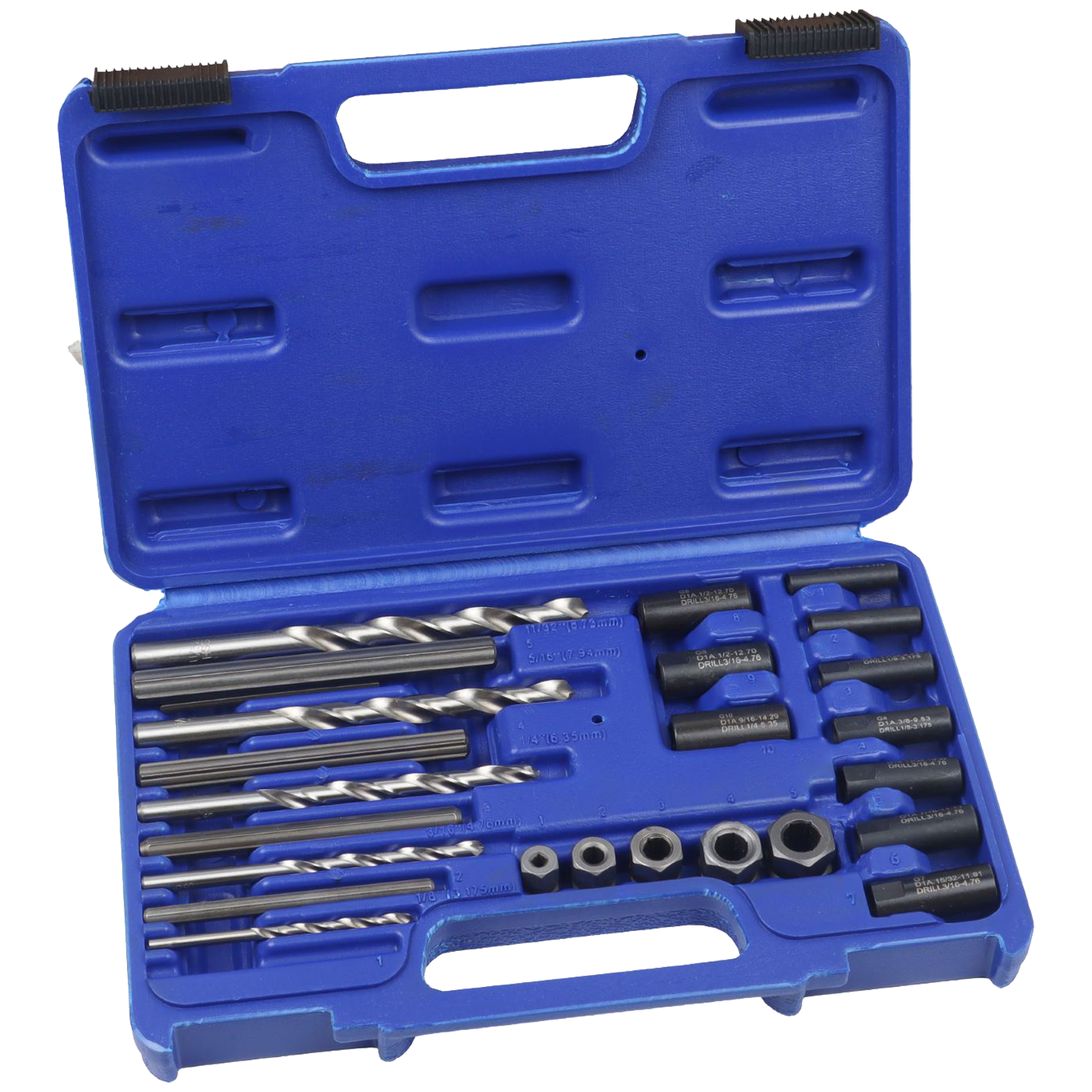 US Pro 25 Piece Screw Extractor Drill And Guide Set  2632