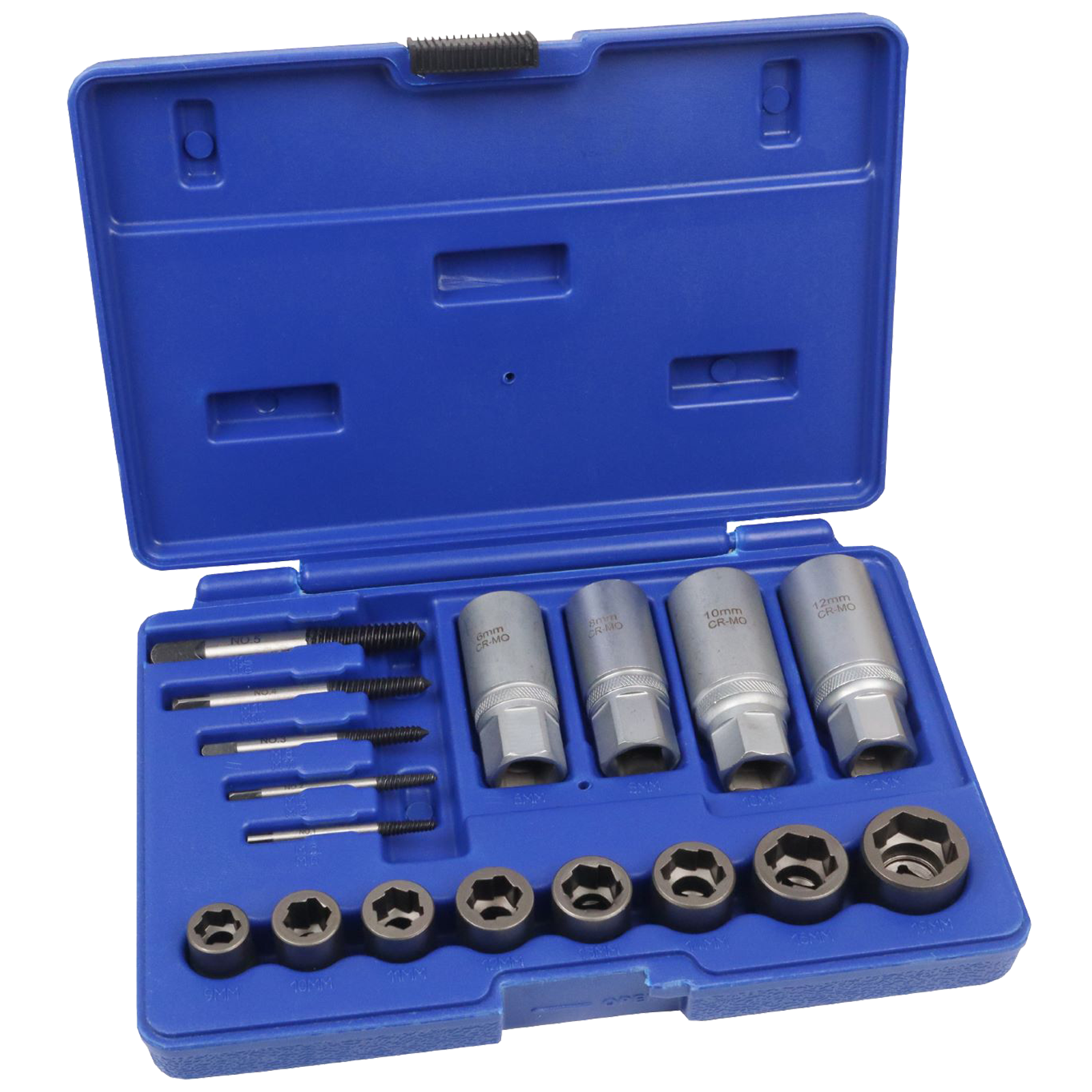 US Pro 17 Piece Screw - Stud & Nut Extractor Set  2649