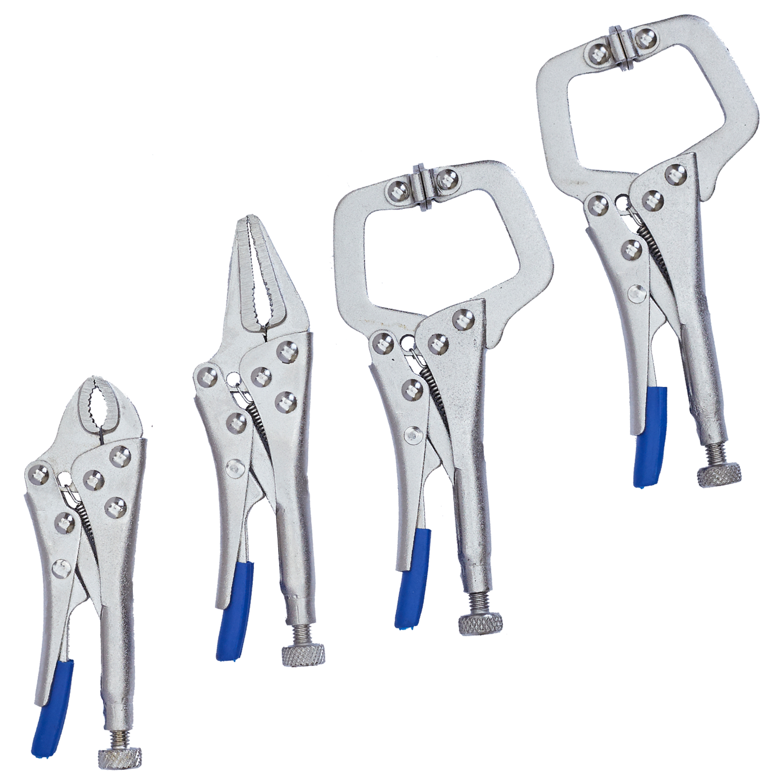 BlueSpot 4 Piece Mini Locking Plier Set ( 06529 )