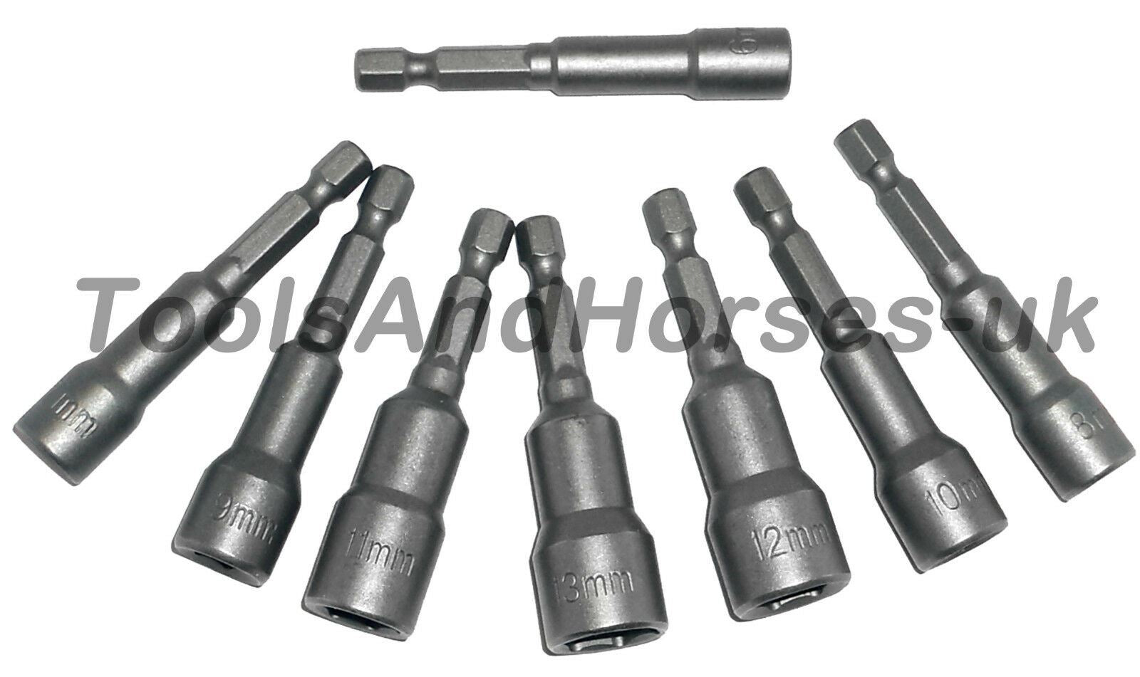 BLUESPOT 8PCS MAGNETIC NUT DRIVER SET 6MM - 13MM
