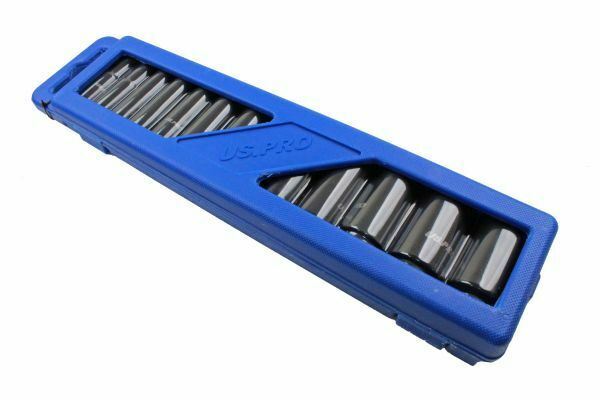 US PRO 1/2" DRIVE 24" LONG BREAKER BAR & 13PCS 12 POINT DEEP IMPACT SOCKETS 13MM - 32MM