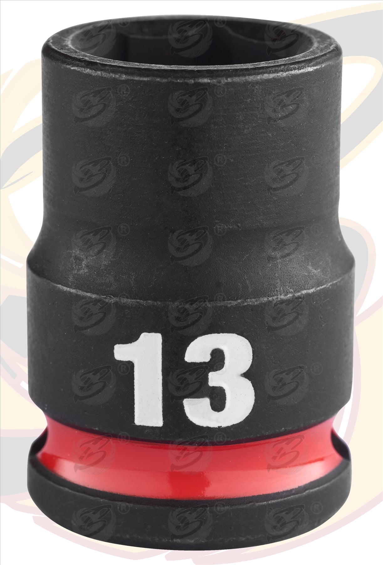 MILWAUKEE 13MM 3/8" DRIVE 6 POINT SHALLOW IMPACT SOCKET ( SINGLE )