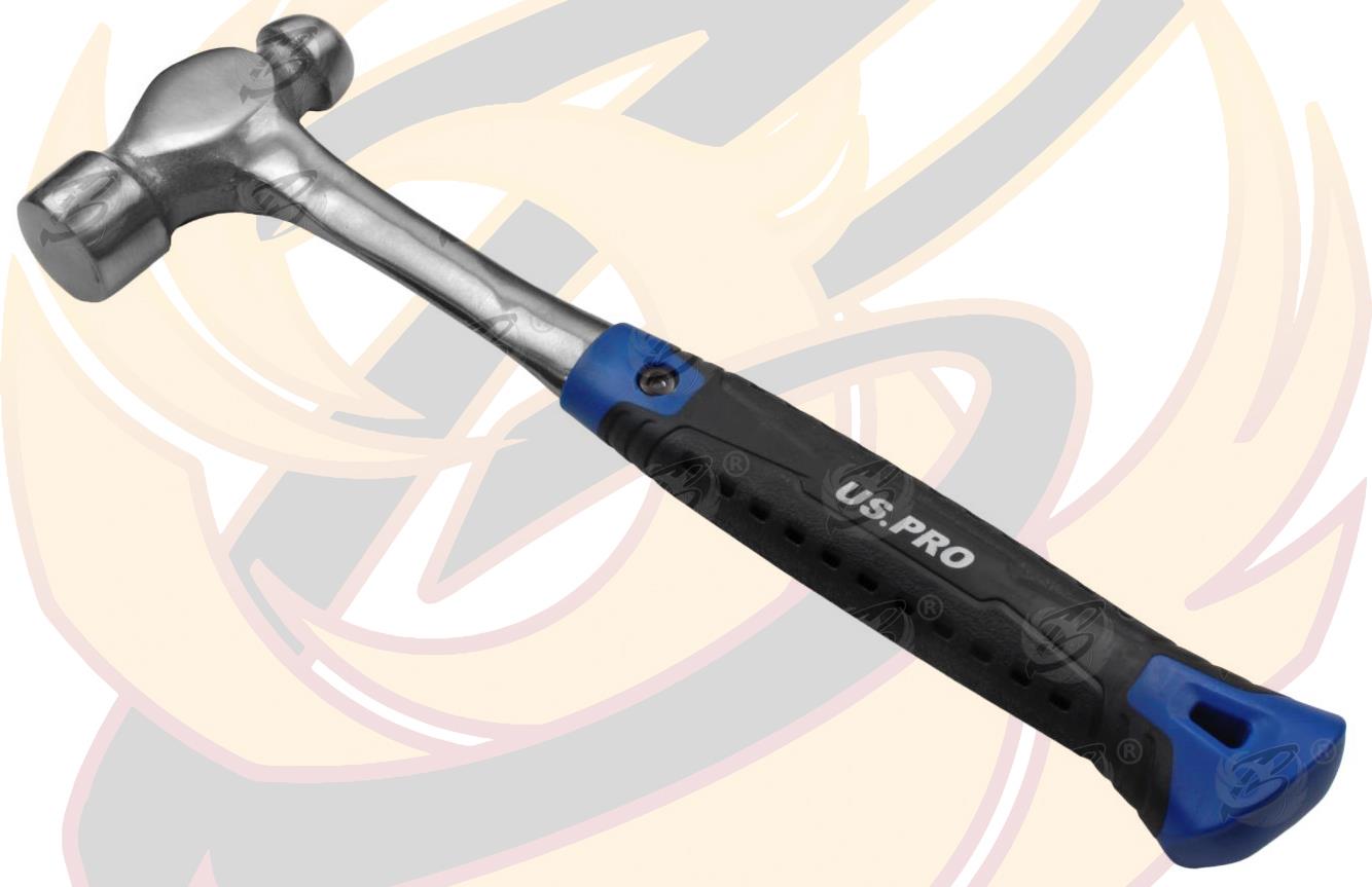 US PRO 16OZ ALL STEEL BALL PEIN HAMMER
