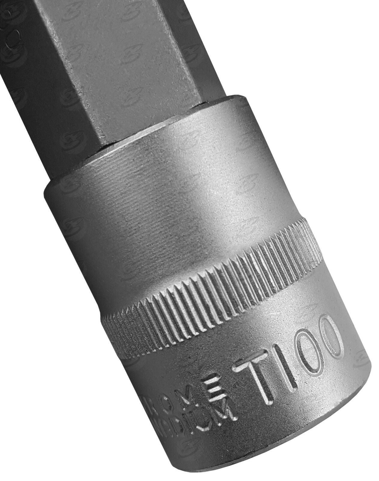 TOOLZONE 6PCS 1/2" DRIVE EXTRA LARGE TORX BIT SOCKETS T55 - T100