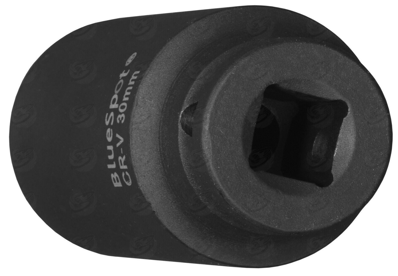 BLUESPOT 16PCS 1/2" DRIVE 6 POINT DEEP IMPACT SOCKETS 10MM - 32MM