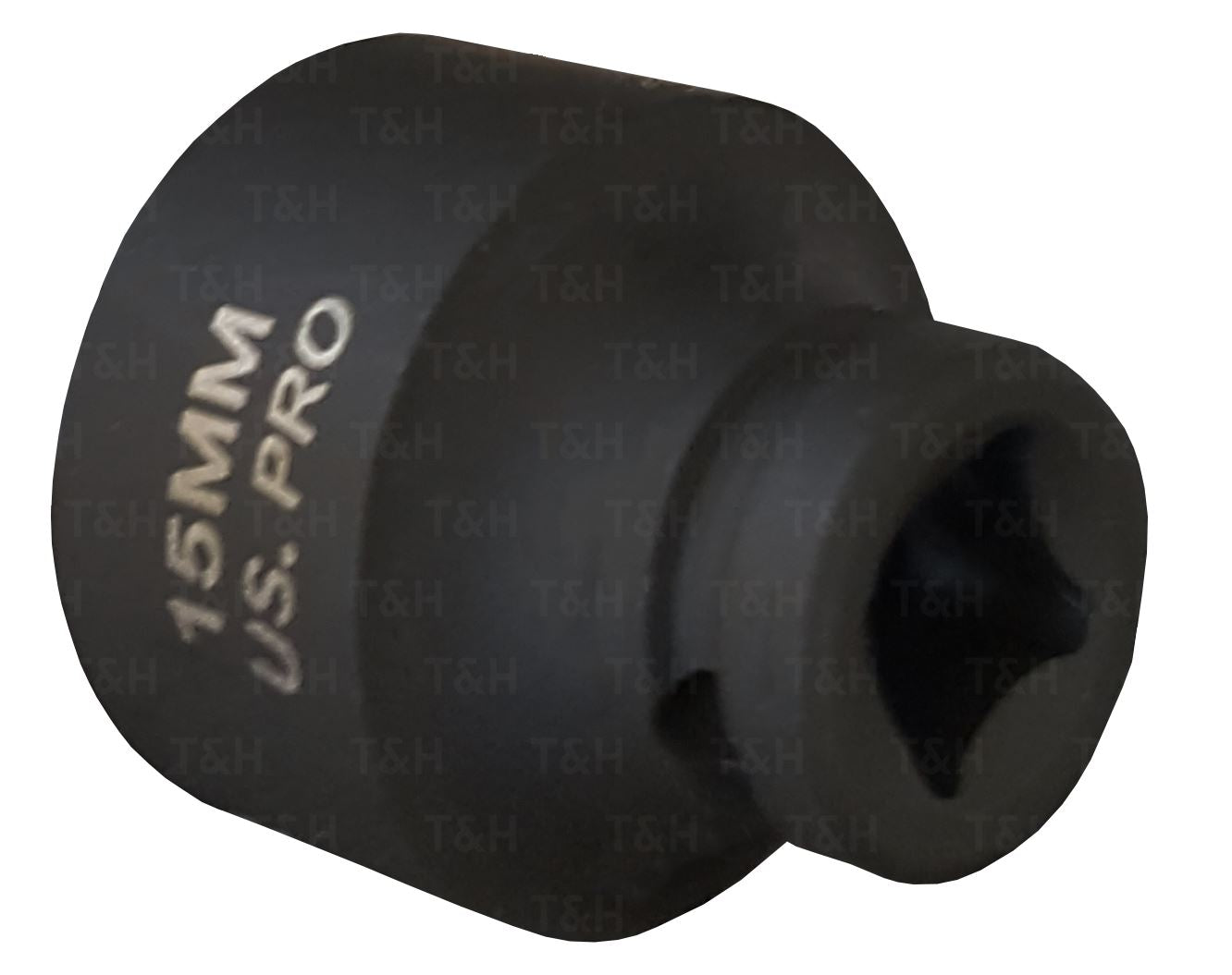 US PRO 14PCS 1/4" DRIVE 6 POINT SHALLOW IMPACT SOCKETS 4MM - 15MM