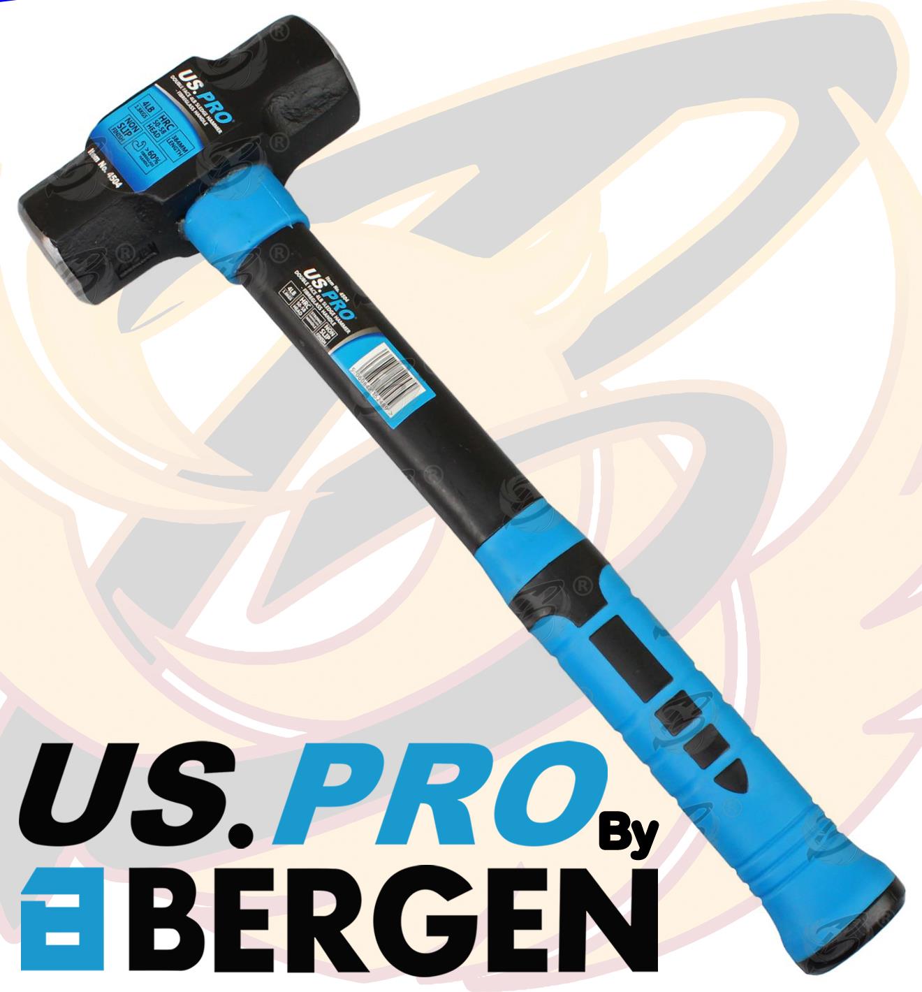 US PRO 1.8KG 15" LONG FIBREGLASS SLEDGE HAMMER