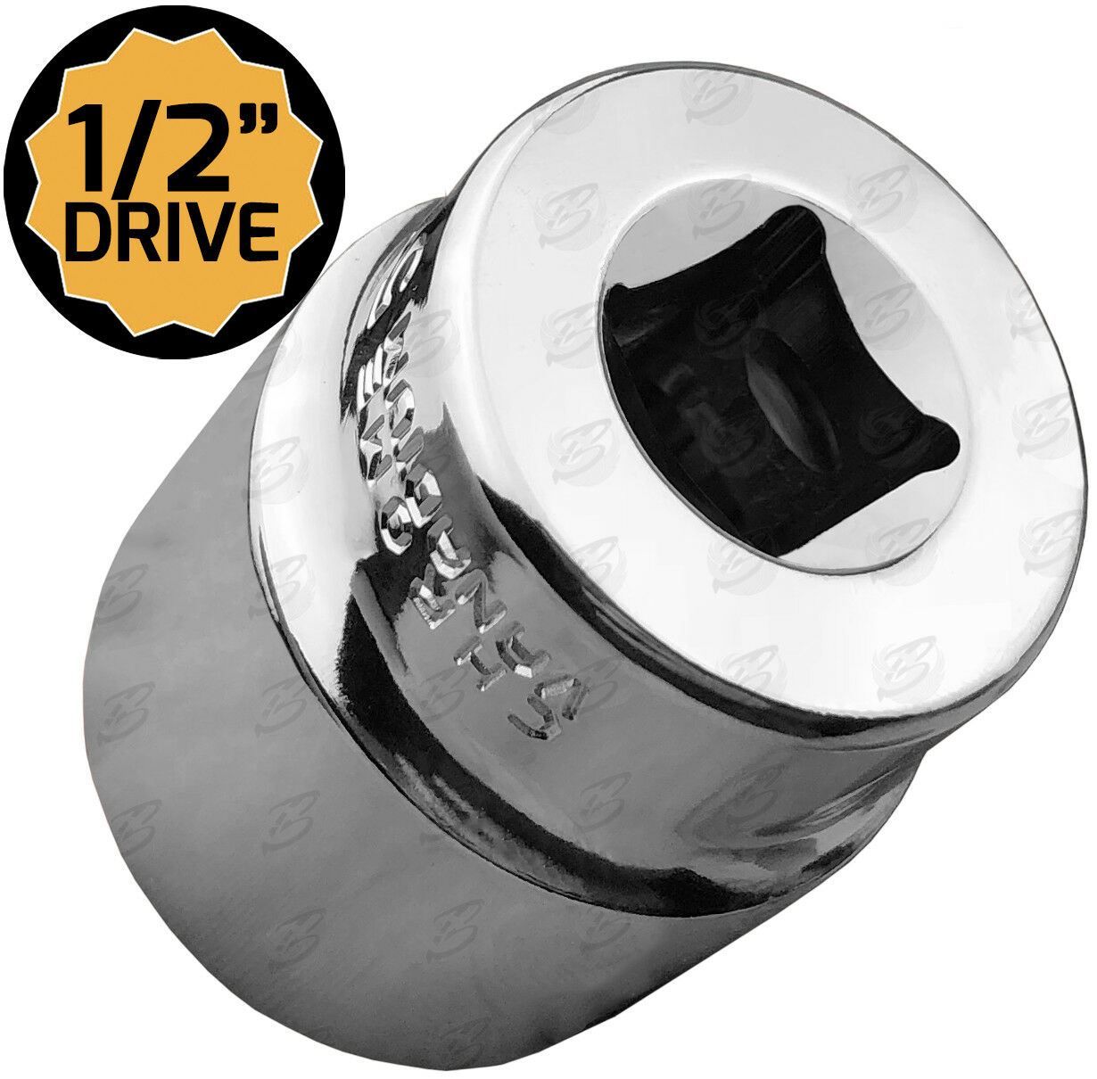 TOOLZONE 8PCS 1/2" DRIVE 12 POINT WHITWORTH SHALLOW SOCKETS