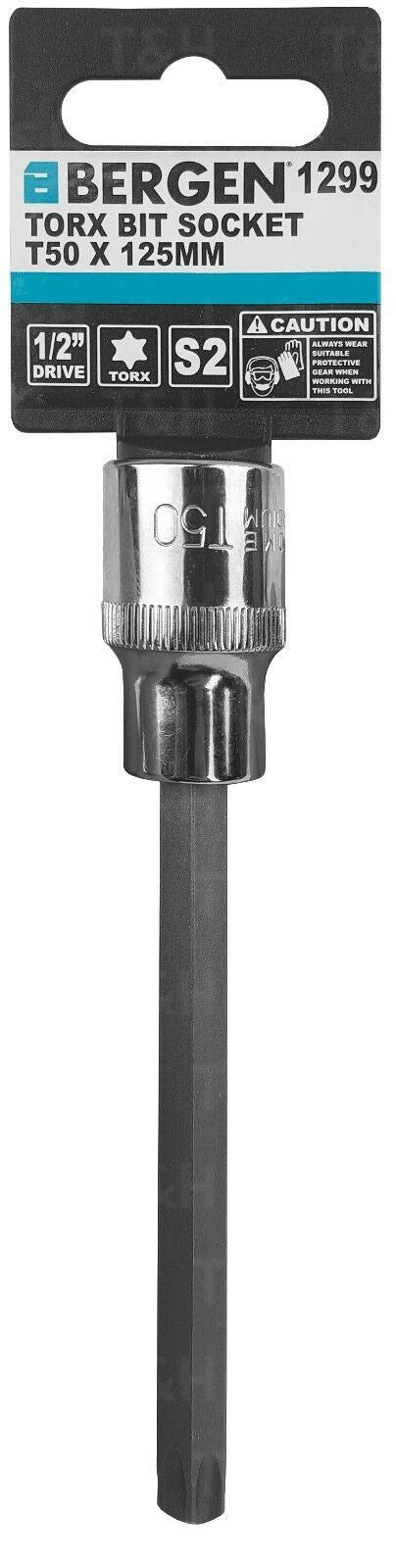 US PRO T50 1/2" DRIVE 125MM LONG TORX BIT SOCKET ( SINGLE )