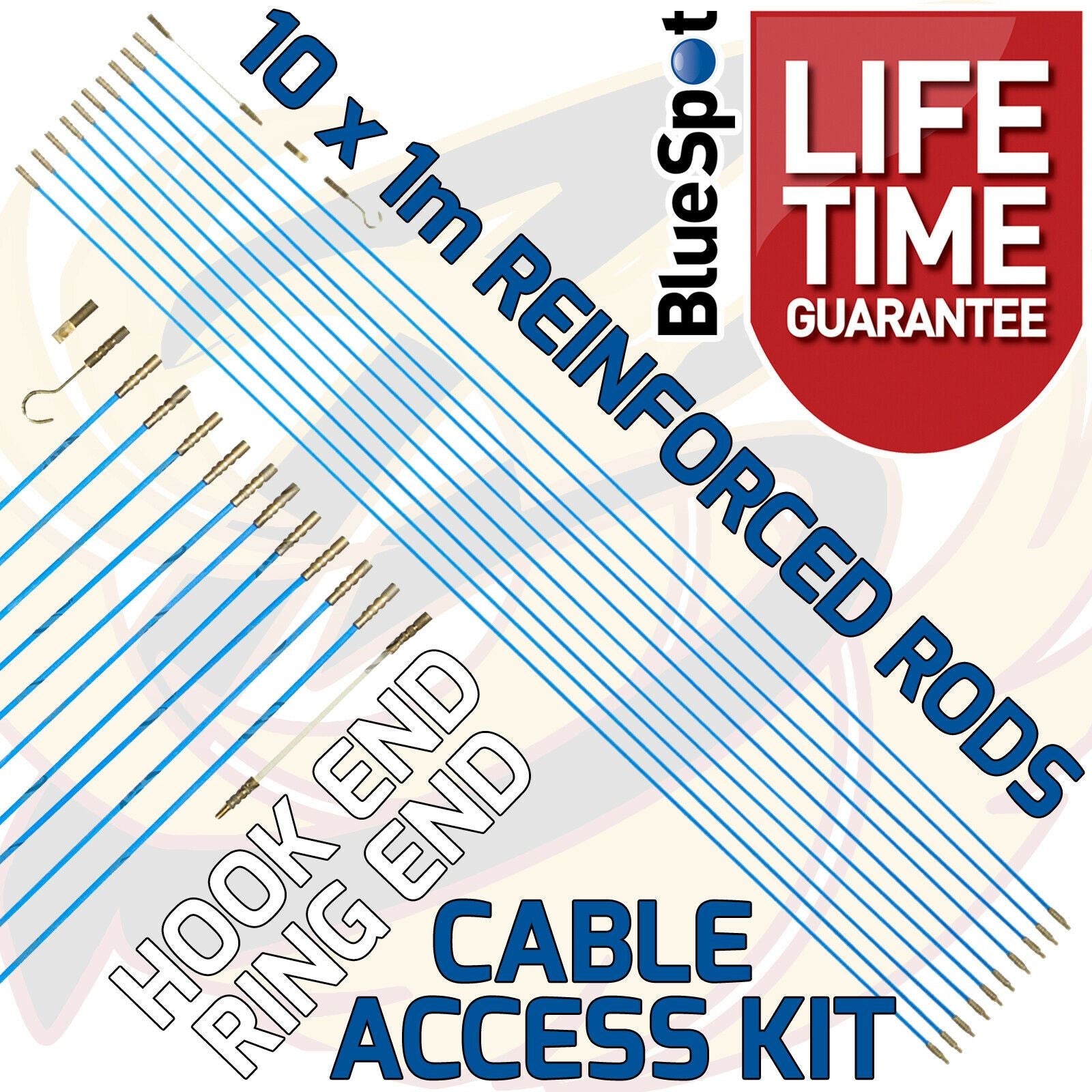 BLUESPOT CABLE ACCESS KIT 1M x 10
