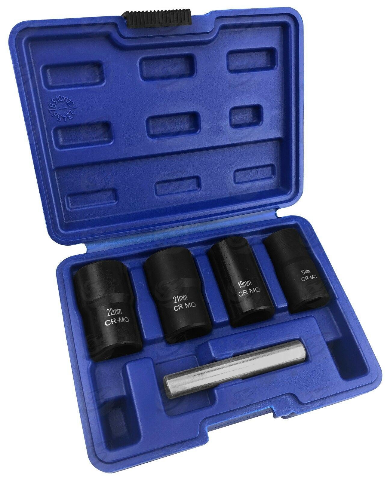 BLUESPOT 5PCS 1/2" DRIVE IMPACT TWIST SOCKETS 17MM - 22MM