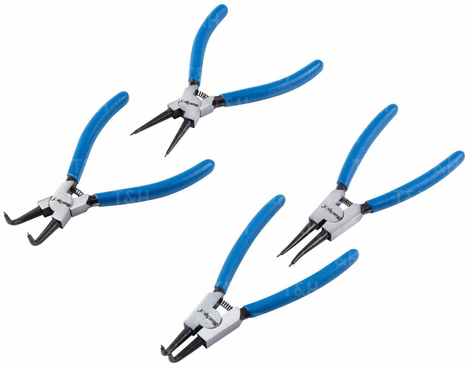 BLUESPOT 4PCS 6" CIRCLIP PLIER SET