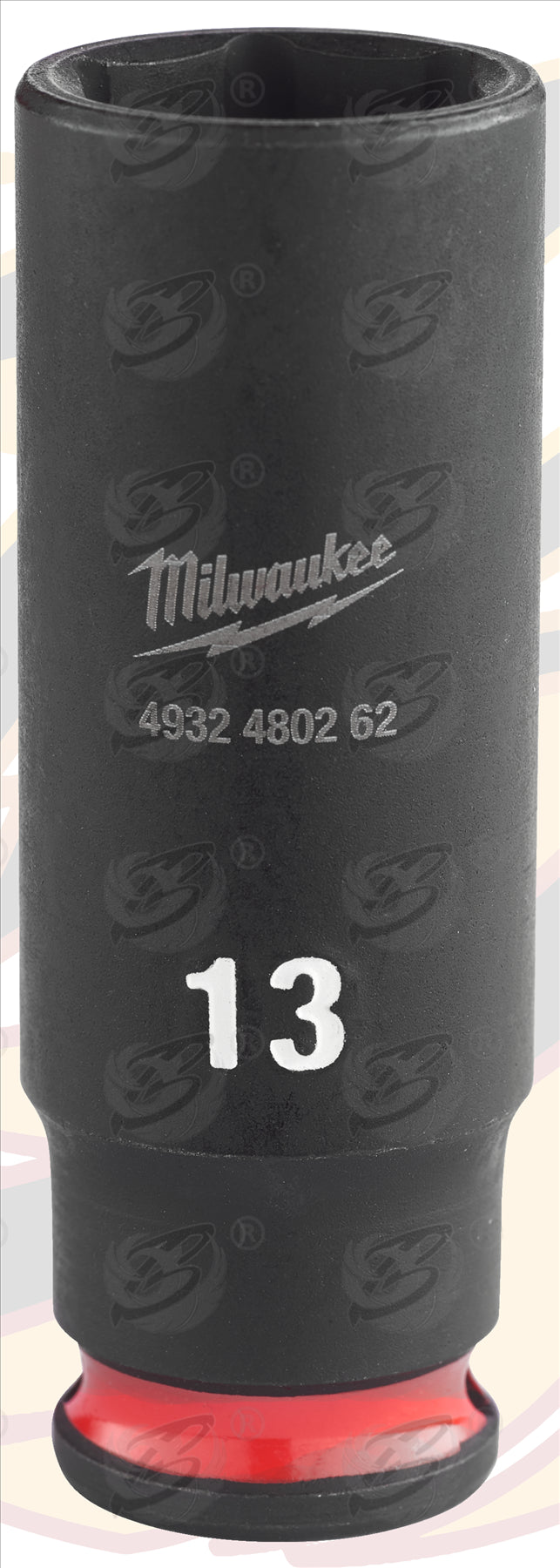 MILWAUKEE 13MM 1/4" DRIVE 6 POINT DEEP IMPACT SOCKET ( SINGLE )