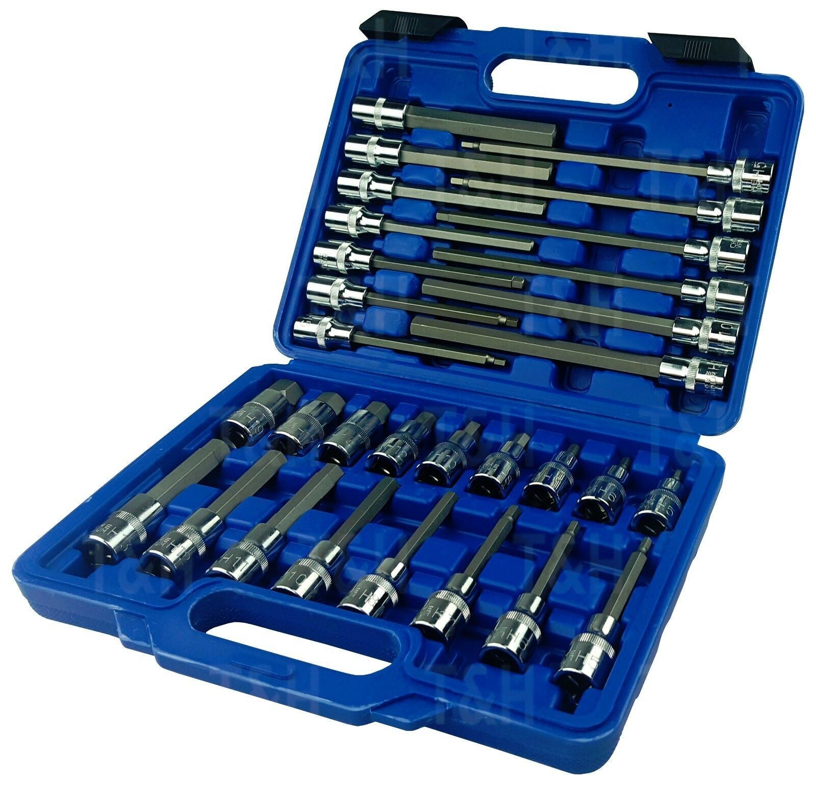 US PRO 30PCS 1/2" DRIVE HEX BIT SOCKETS H5 - H19