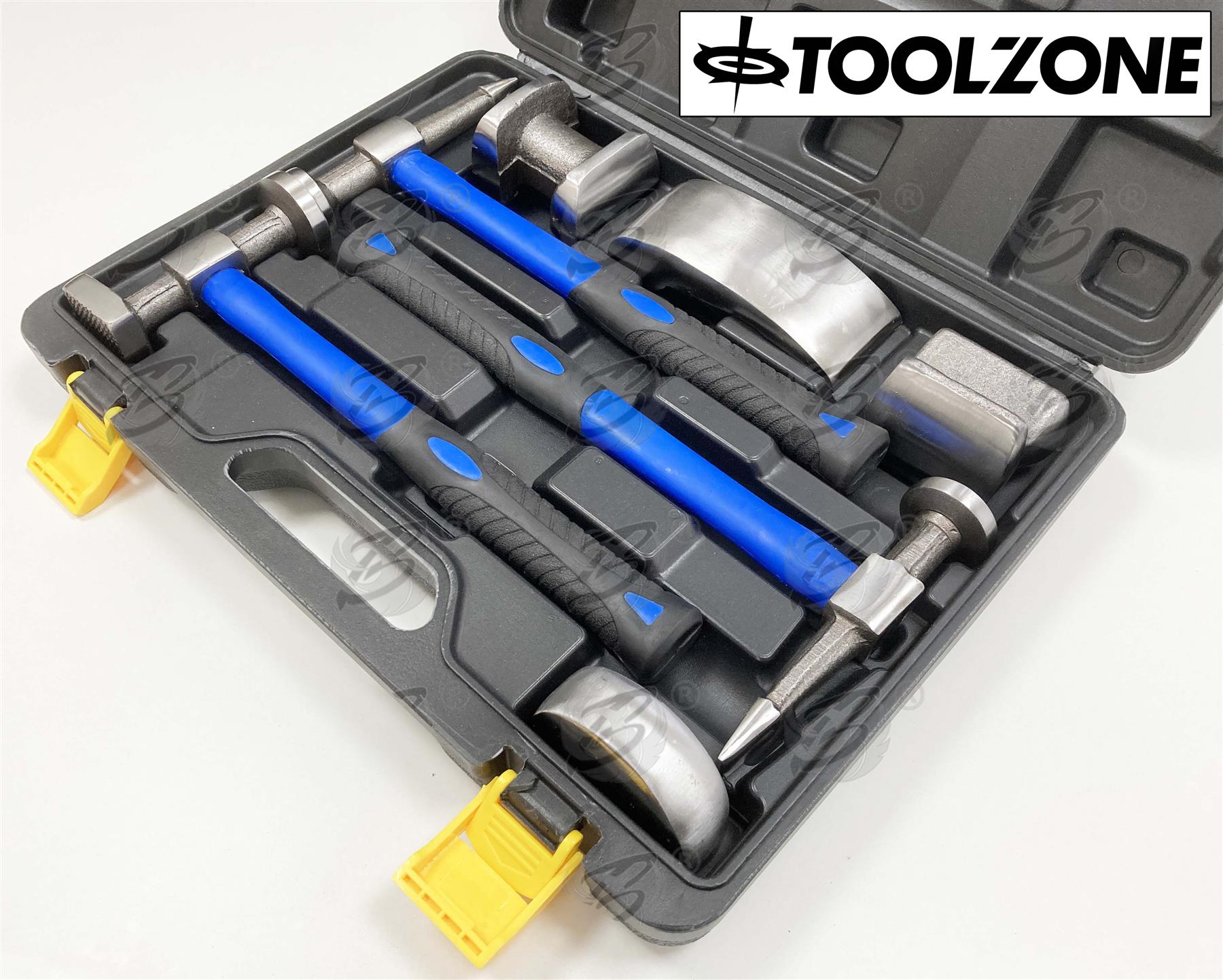 TOOLZONE 7PCS 70% FIBREGLASS BODY DENT REPAIR KIT