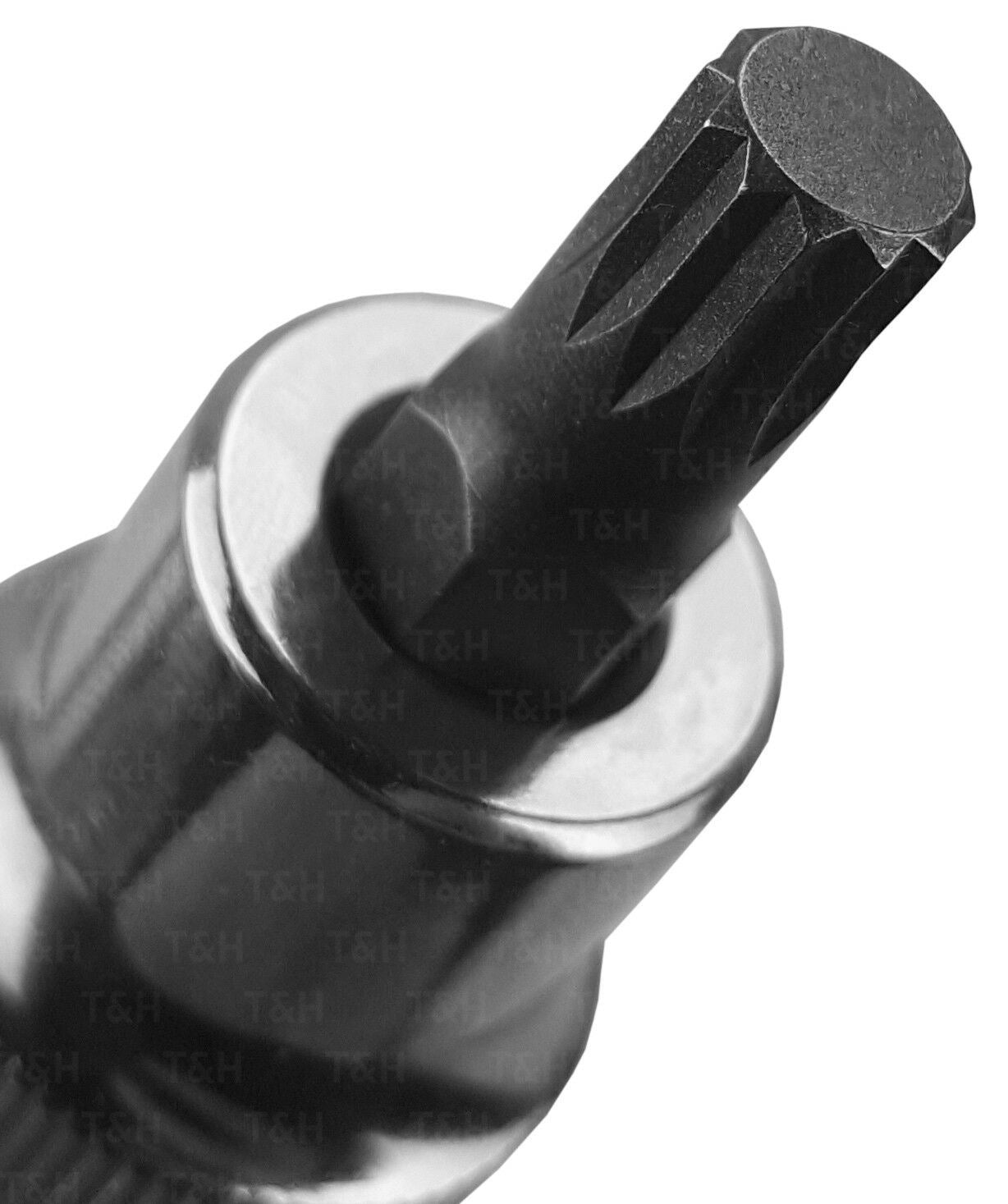 US PRO M8 1/2" DRIVE 55MM LONG SPLINE BIT SOCKET ( SINGLE )