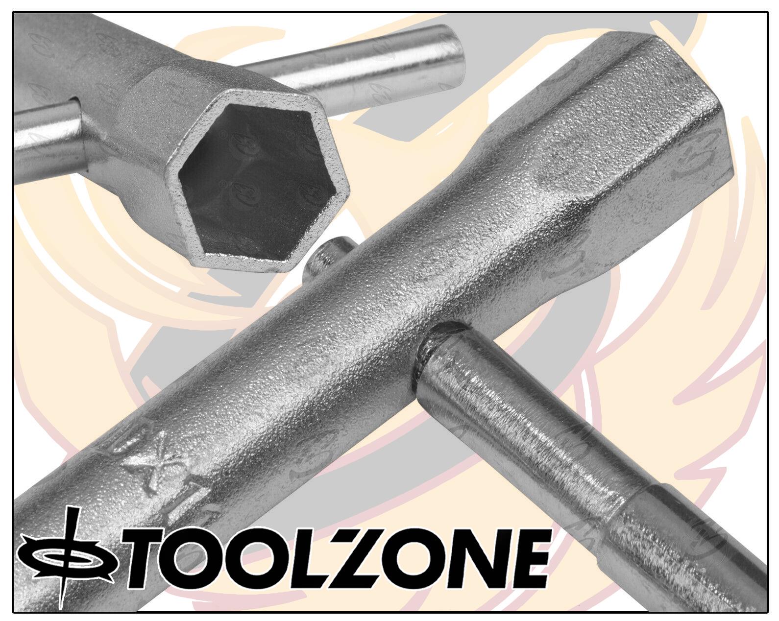 TOOLZONE 8PCS TUBULAR BOX SPANNERS 6MM - 22MM
