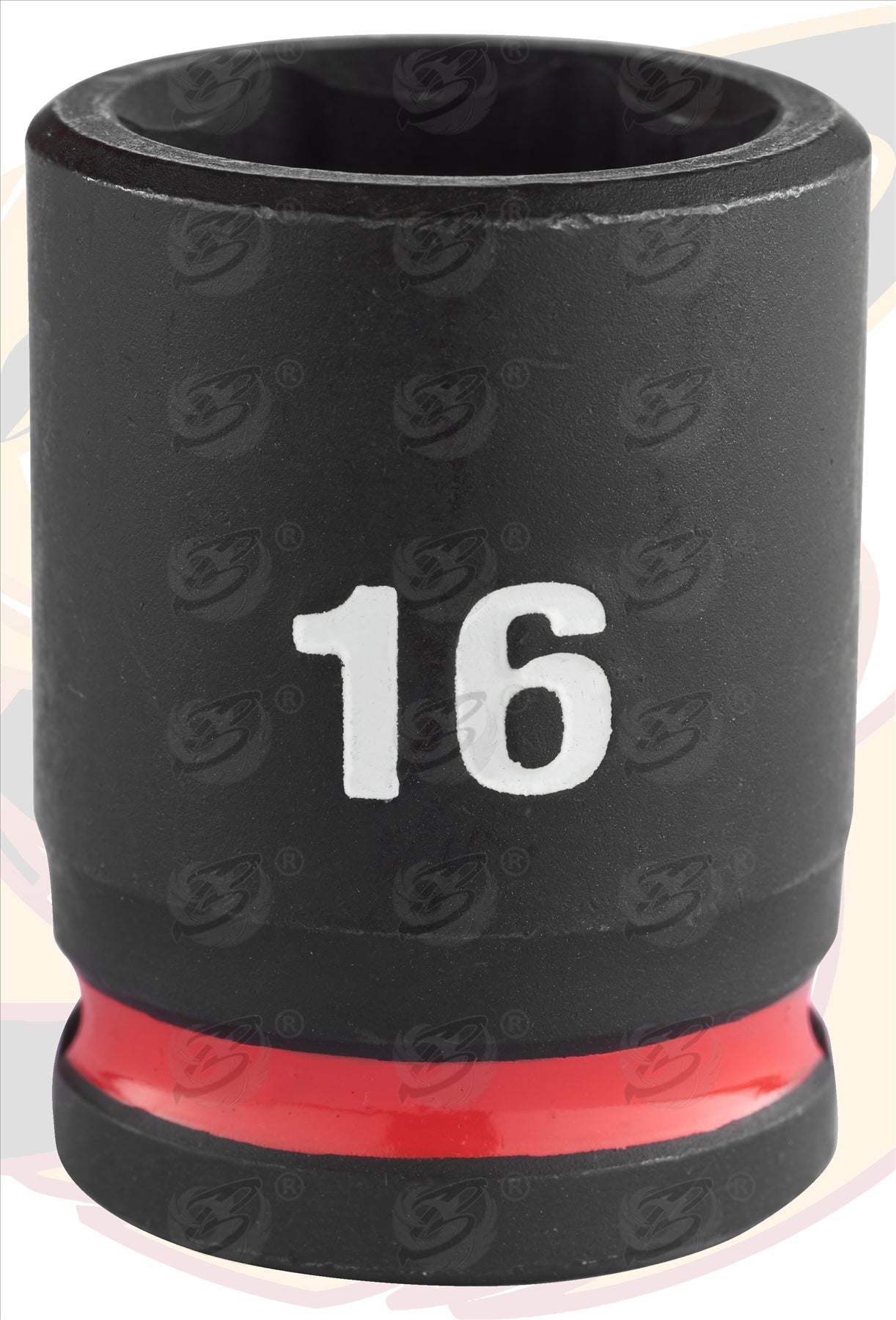 MILWAUKEE 16MM 3/8" DRIVE 6 POINT SHALLOW IMPACT SOCKET ( SINGLE )
