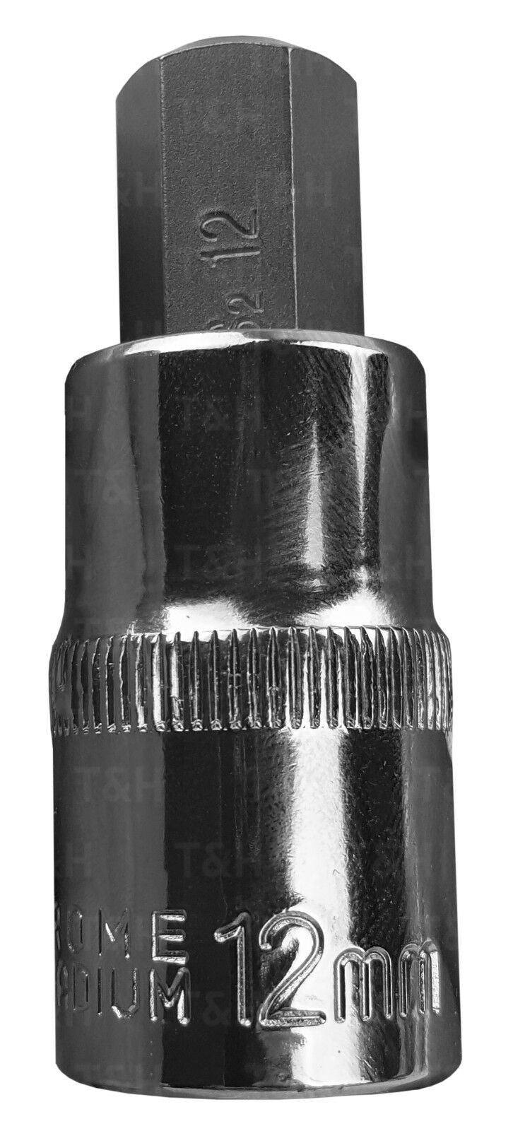 US PRO H12 1/2" DRIVE 55MM LONG HEX BIT SOCKET ( SINGLE )