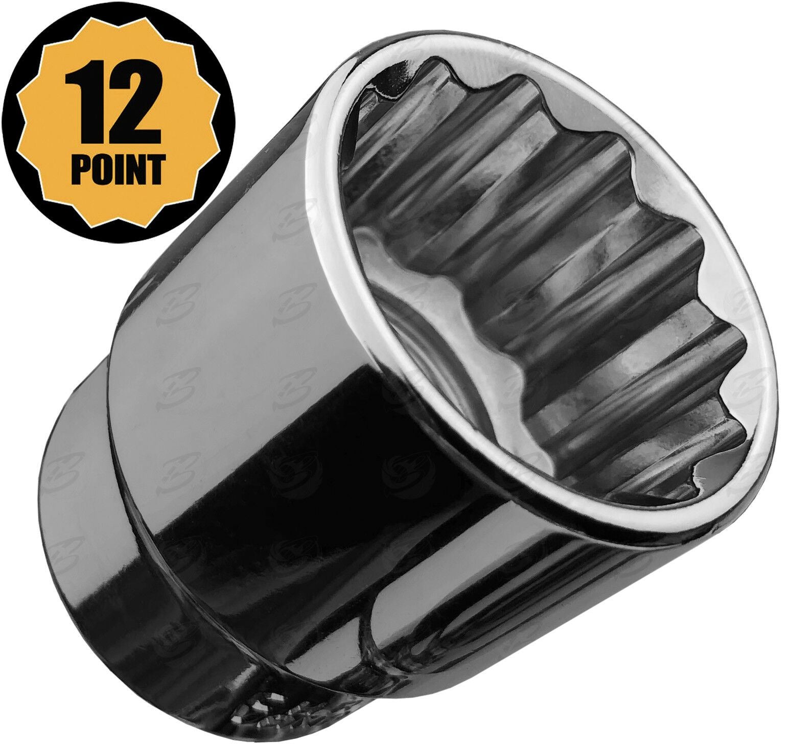 TOOLZONE 8PCS 1/2" DRIVE 12 POINT WHITWORTH SHALLOW SOCKETS