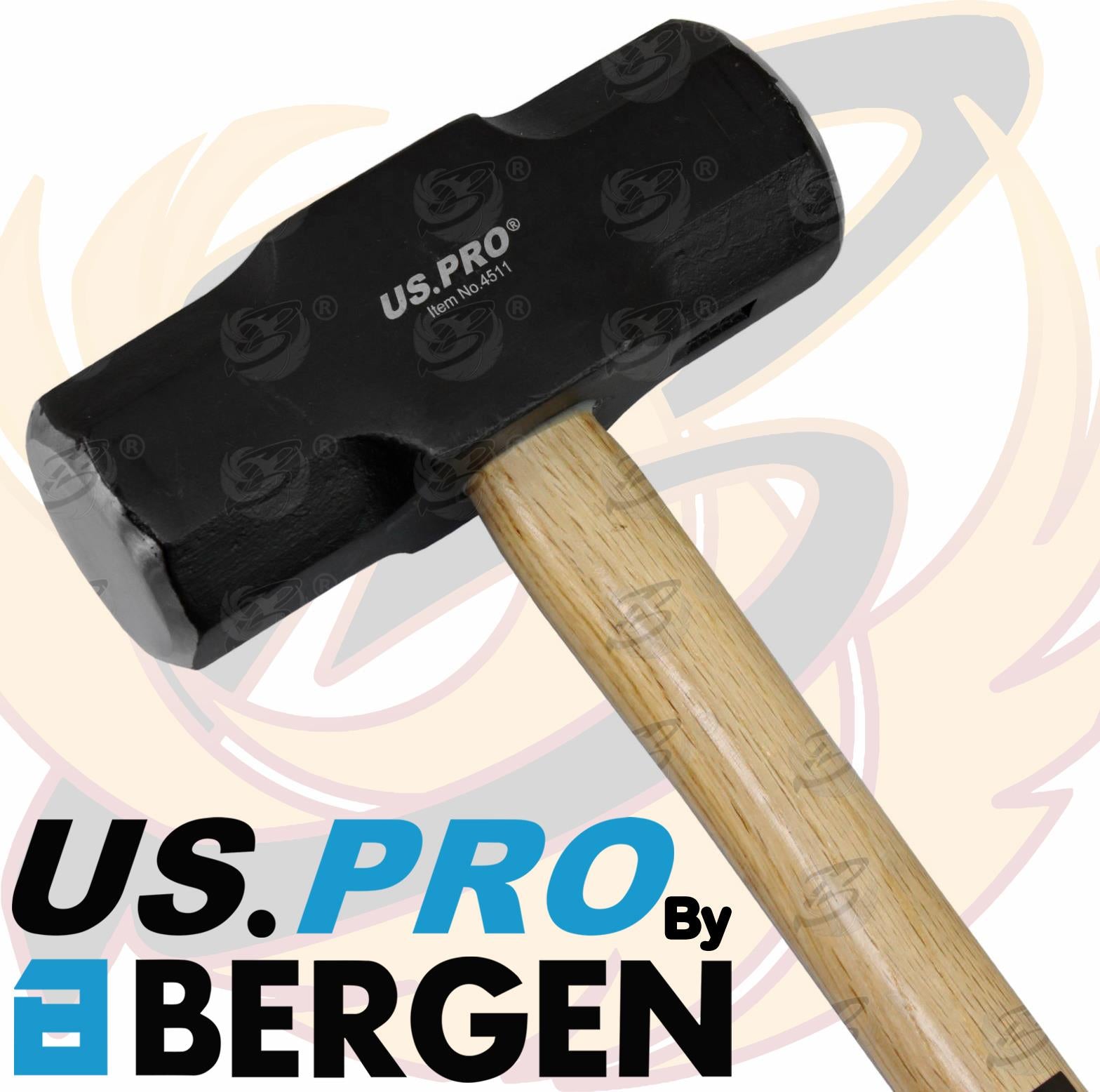 US PRO 6.3KG 36" LONG BEECHWOOD SLEDGE HAMMER