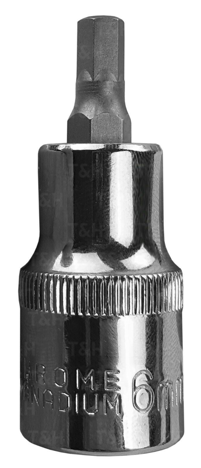 US PRO H6 1/2" DRIVE 55MM LONG HEX BIT SOCKET ( SINGLE )
