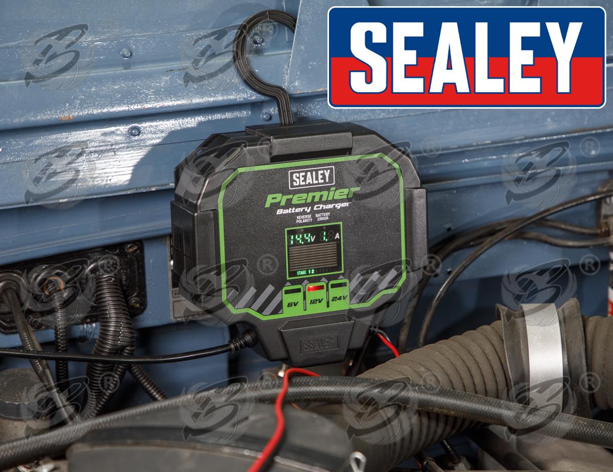 SEALEY 12A FULLY AUTOMATED BATTERY CHARGER