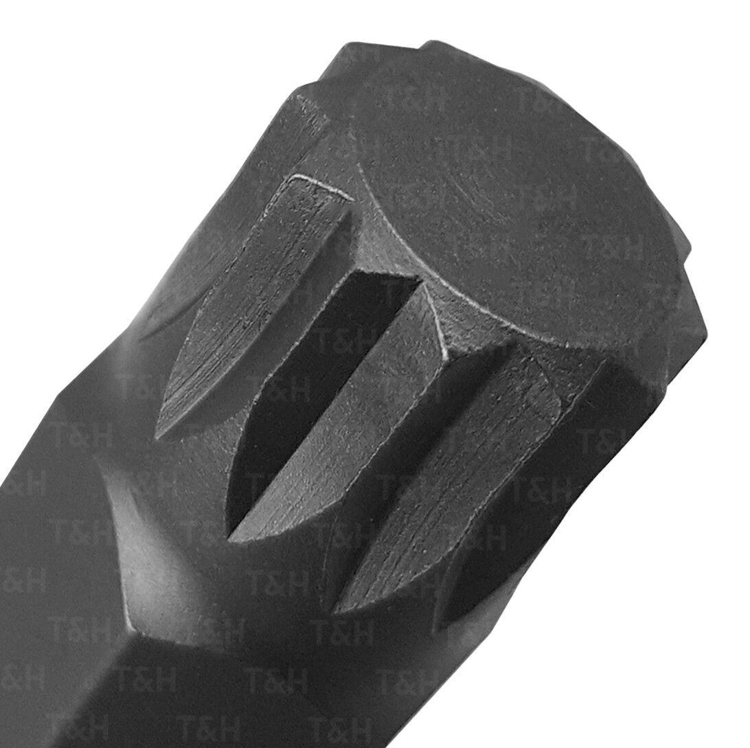 US PRO M9 1/2" DRIVE 120MM LONG SPLINE BIT SOCKET ( SINGLE )
