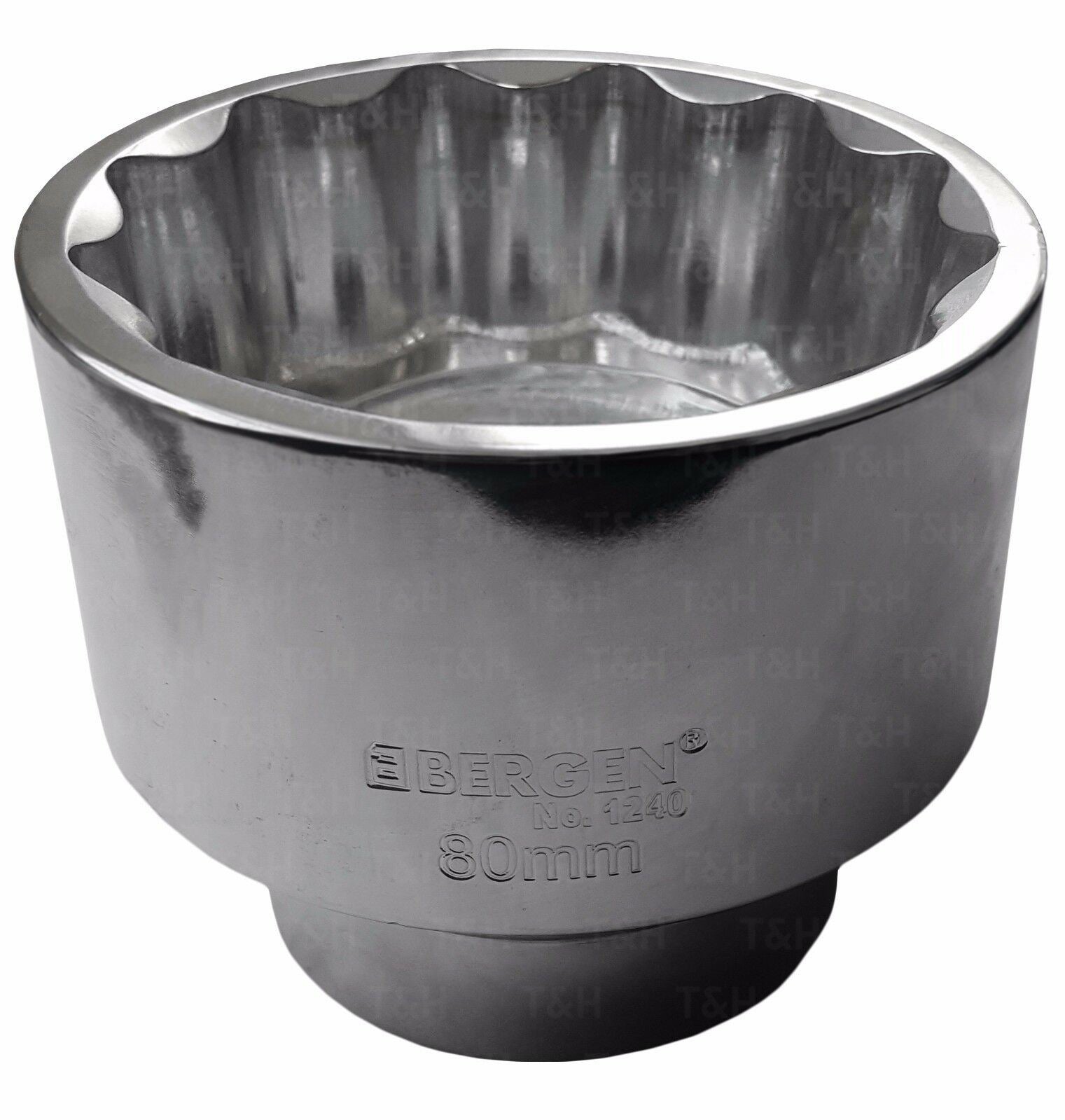 US PRO 80MM 1" DRIVE 12 POINT SOCKET ( SINGLE )