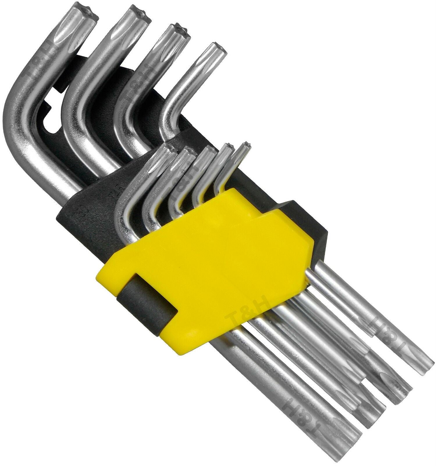 US PRO 9PCS STUBBY TORX KEY SET T10 - T51