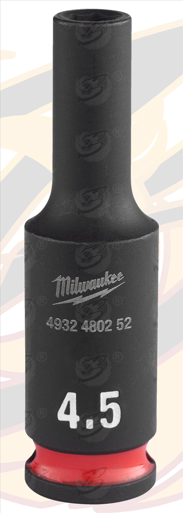 MILWAUKEE 4.5 MM 1/4" DRIVE 6 POINT DEEP IMPACT SOCKET ( SINGLE )