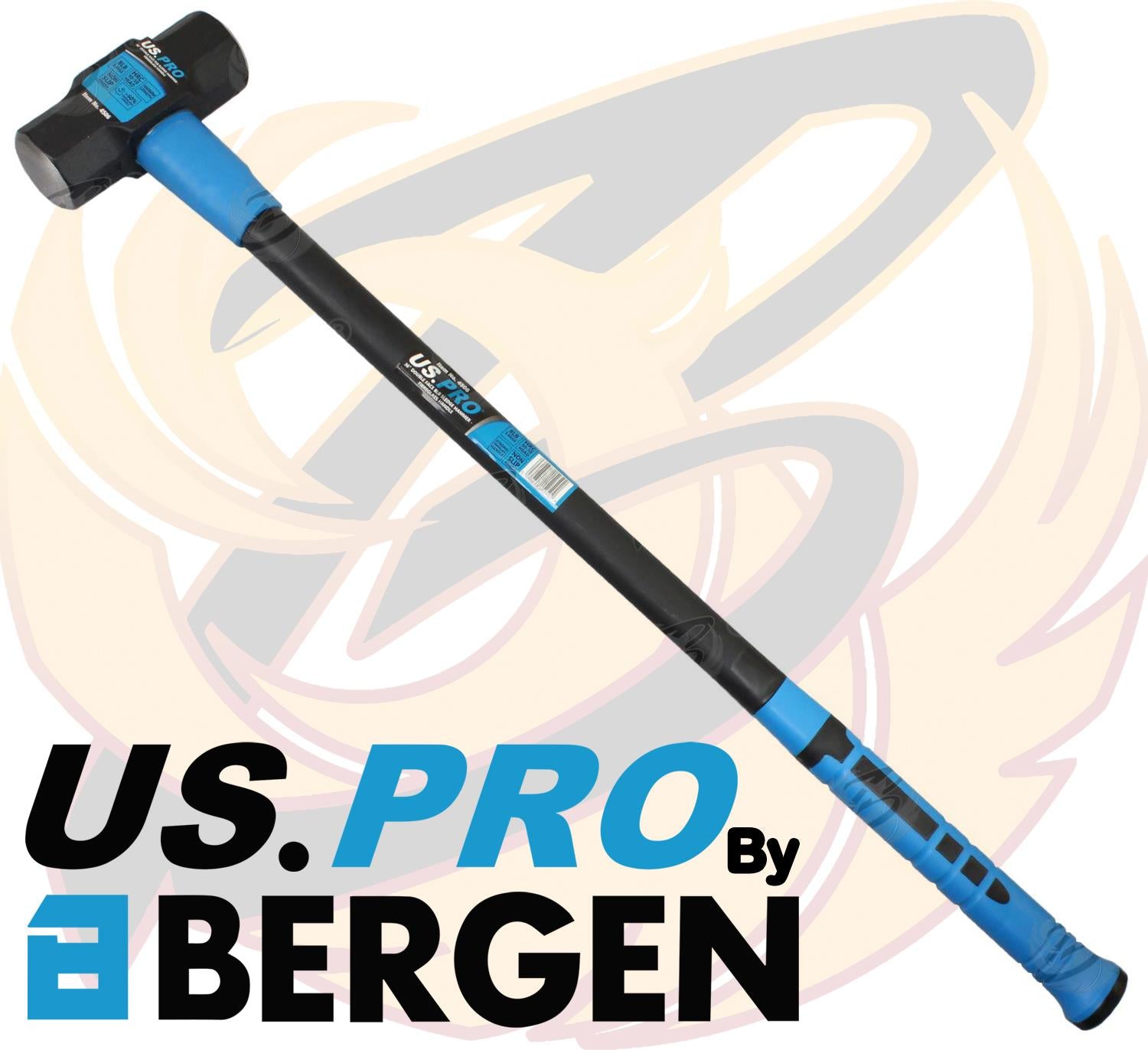 US PRO 3.6KG 36" LONG FIBREGLASS SLEDGE HAMMER