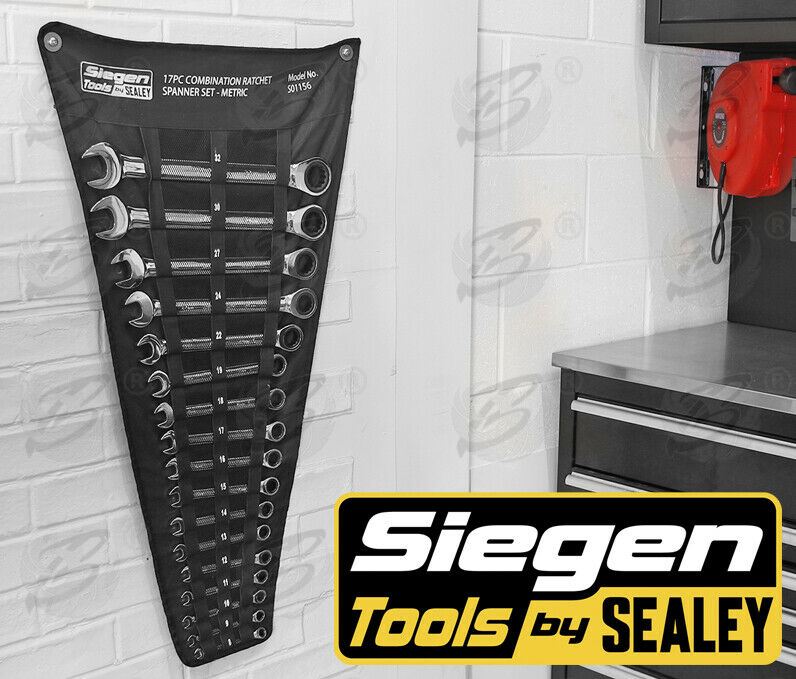 SEALEY 17PCS COMBINATION RATCHET SPANNER SET 8MM - 32MM