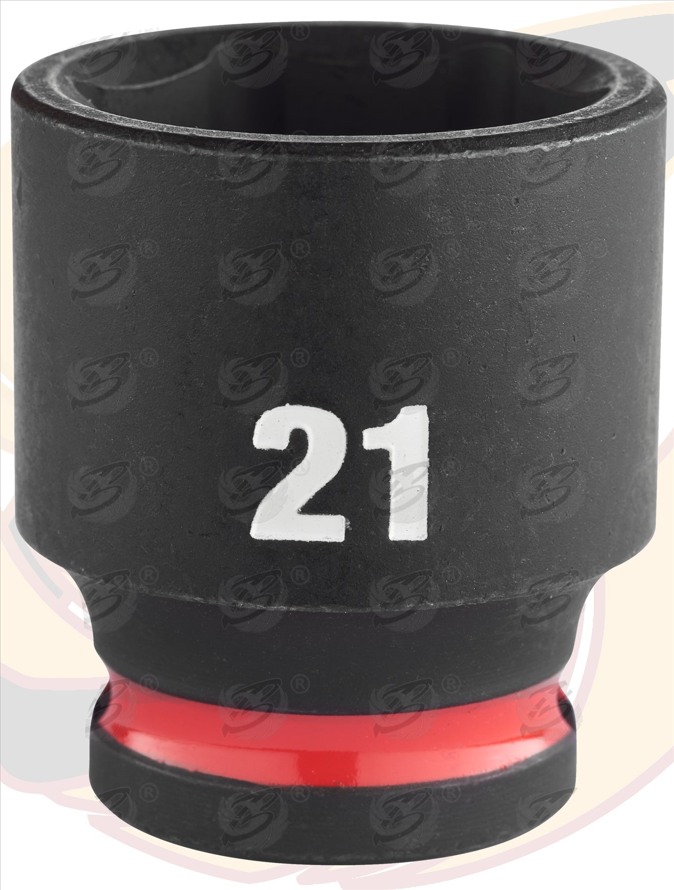 MILWAUKEE 21MM 3/8" DRIVE 6 POINT SHALLOW IMPACT SOCKET ( SINGLE )