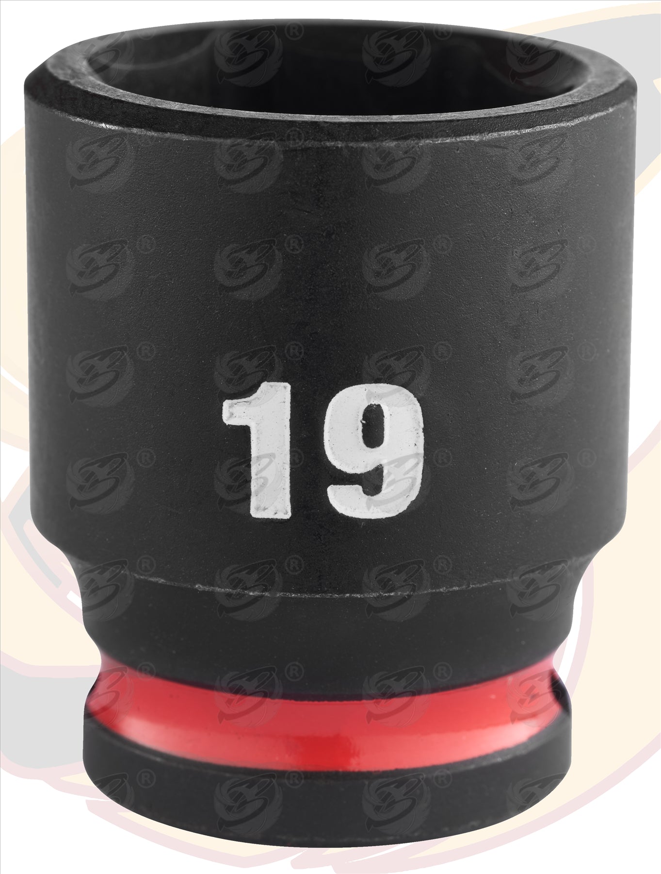 MILWAUKEE 19MM 3/8" DRIVE 6 POINT SHALLOW IMPACT SOCKET ( SINGLE )