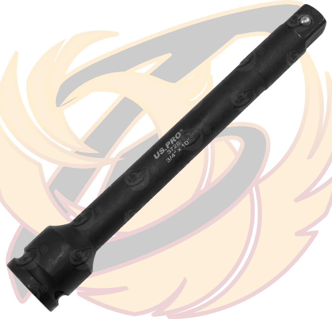 US PRO 3/4" DRIVE 10" LONG IMPACT EXTENSION BAR