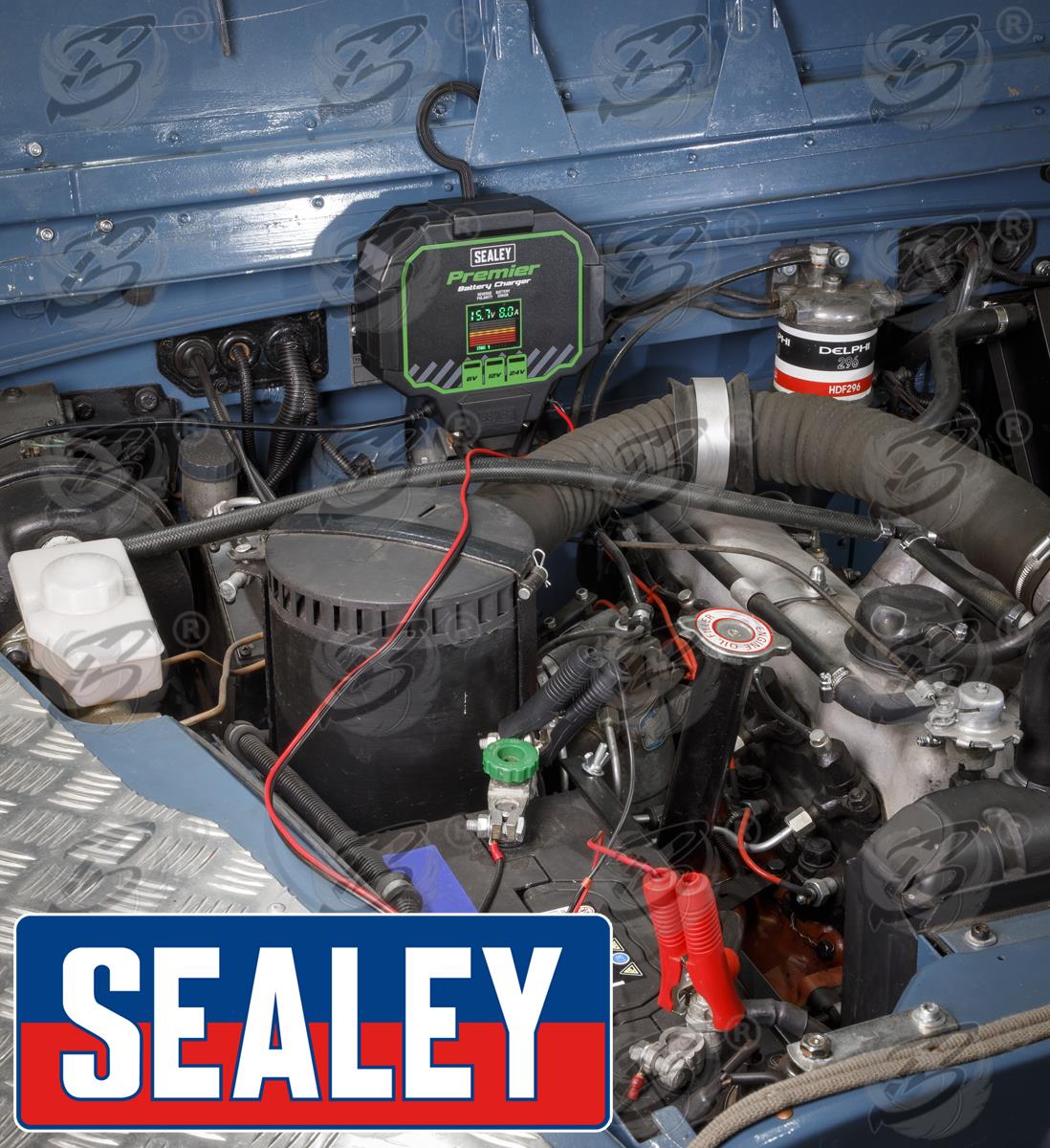 SEALEY 8A FULLY AUTOMATED BATTERY CHARGER