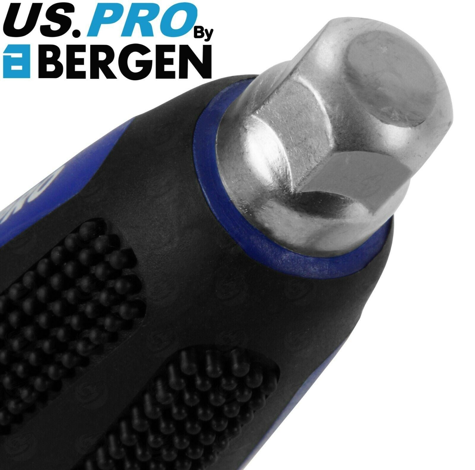US PRO 12PCS MAGNETIC GO THROUGH SCREWDRIVER SET ( SLOTTED - PHILLIPS )