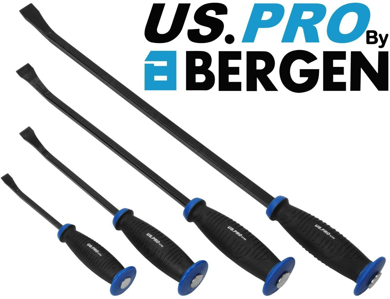 US PRO 4PCS PRY BAR SET WITH PROTECTIVE GUARDS