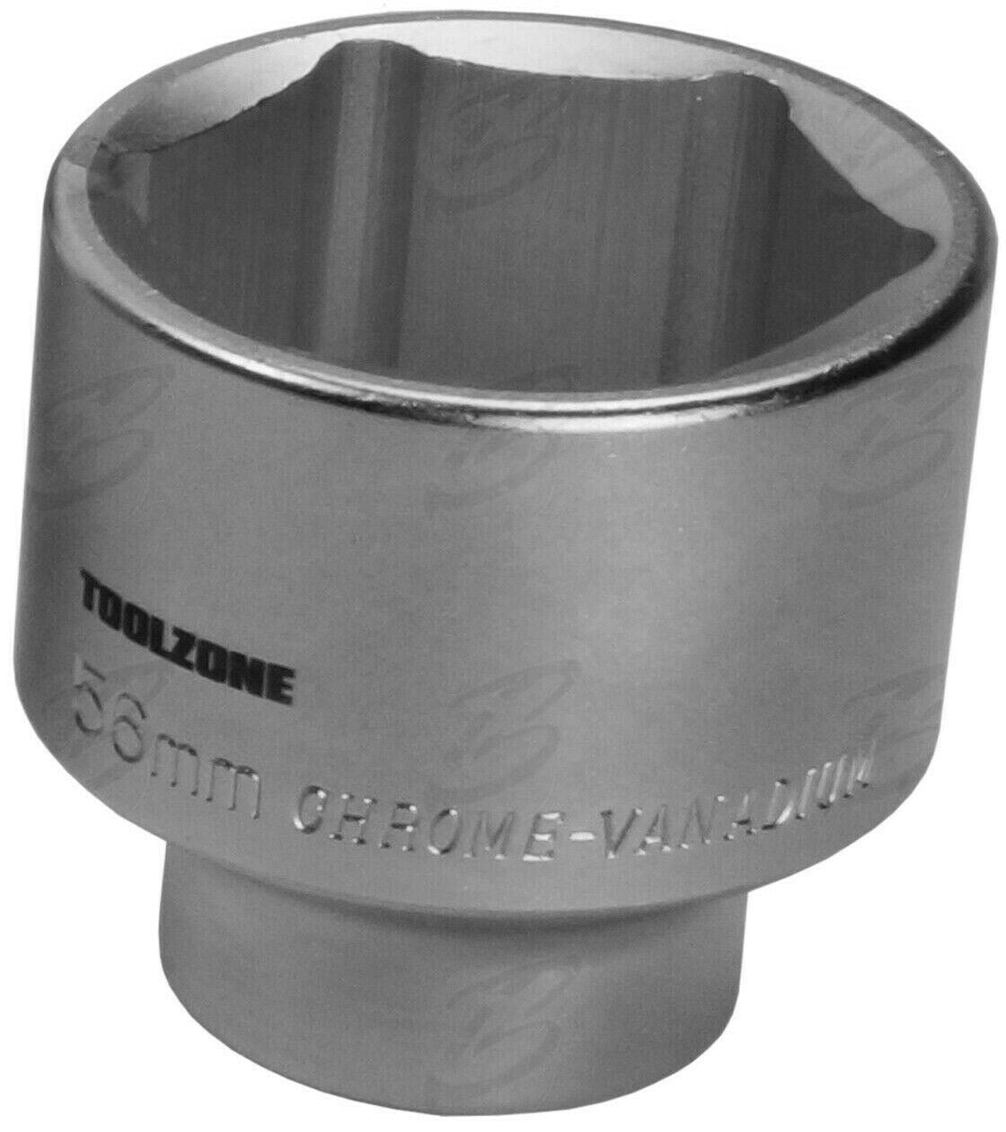 TOOLZONE 5PCS 3/4" DRIVE 12 POINT SOCKETS 55MM - 70MM