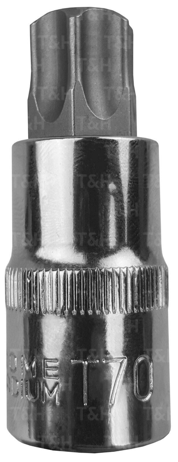 US PRO T70 1/2" DRIVE 55MM LONG TORX BIT SOCKET ( SINGLE )
