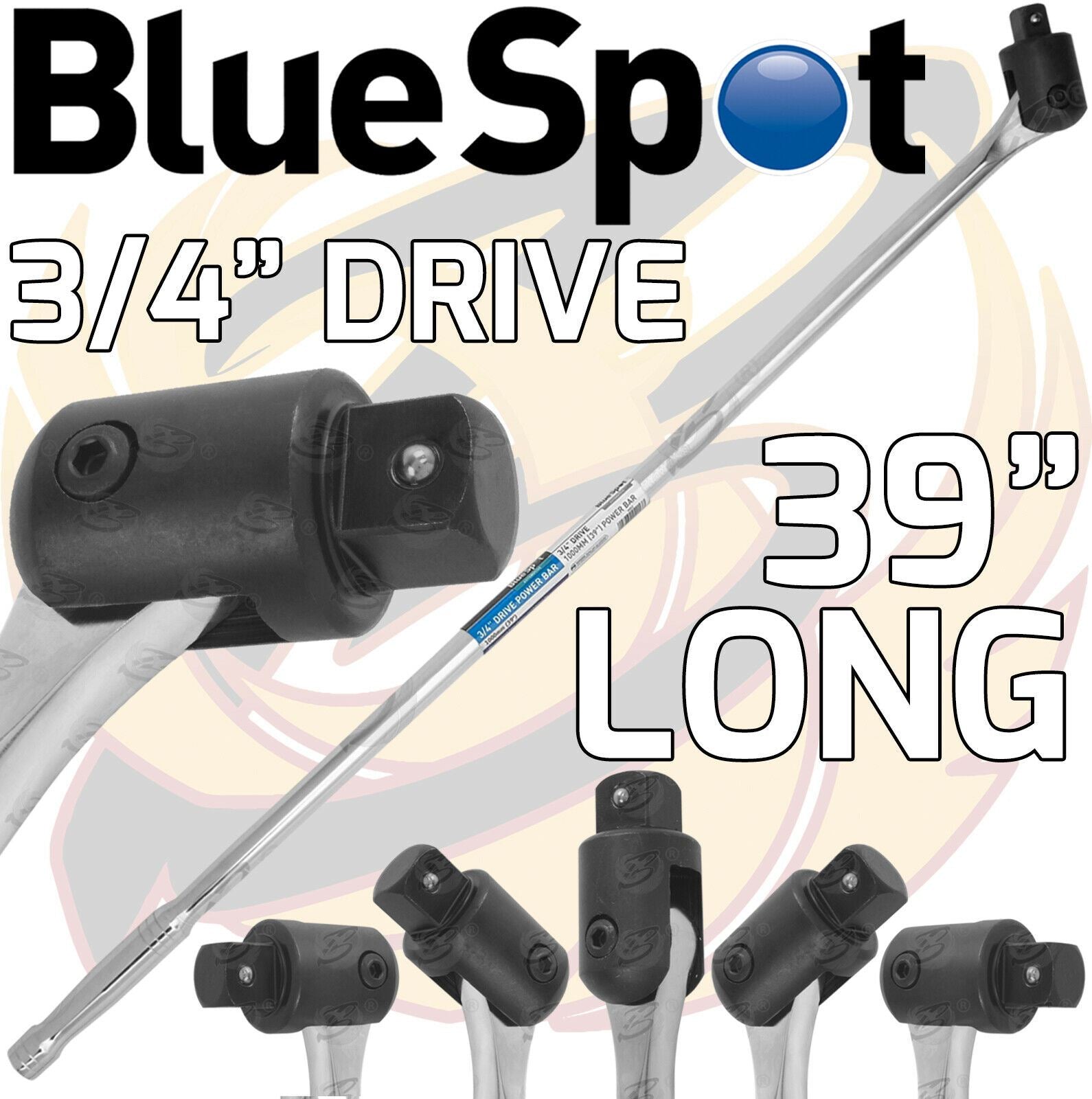 BLUESPOT 3/4" DRIVE 40" LONG BREAKER BAR