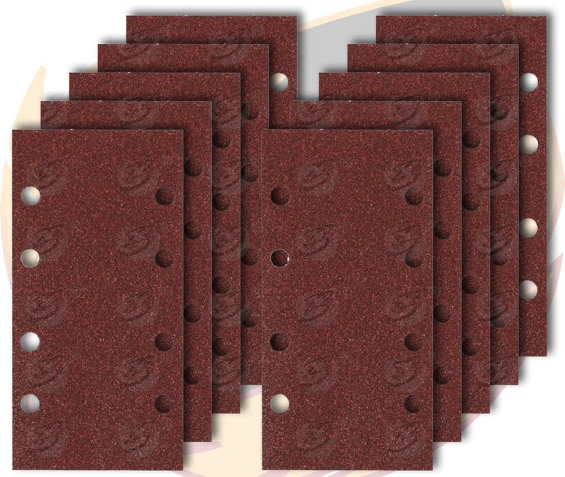 VEWERK 10PCS 40 GRIT SANDING SHEET 93MM x 190MM