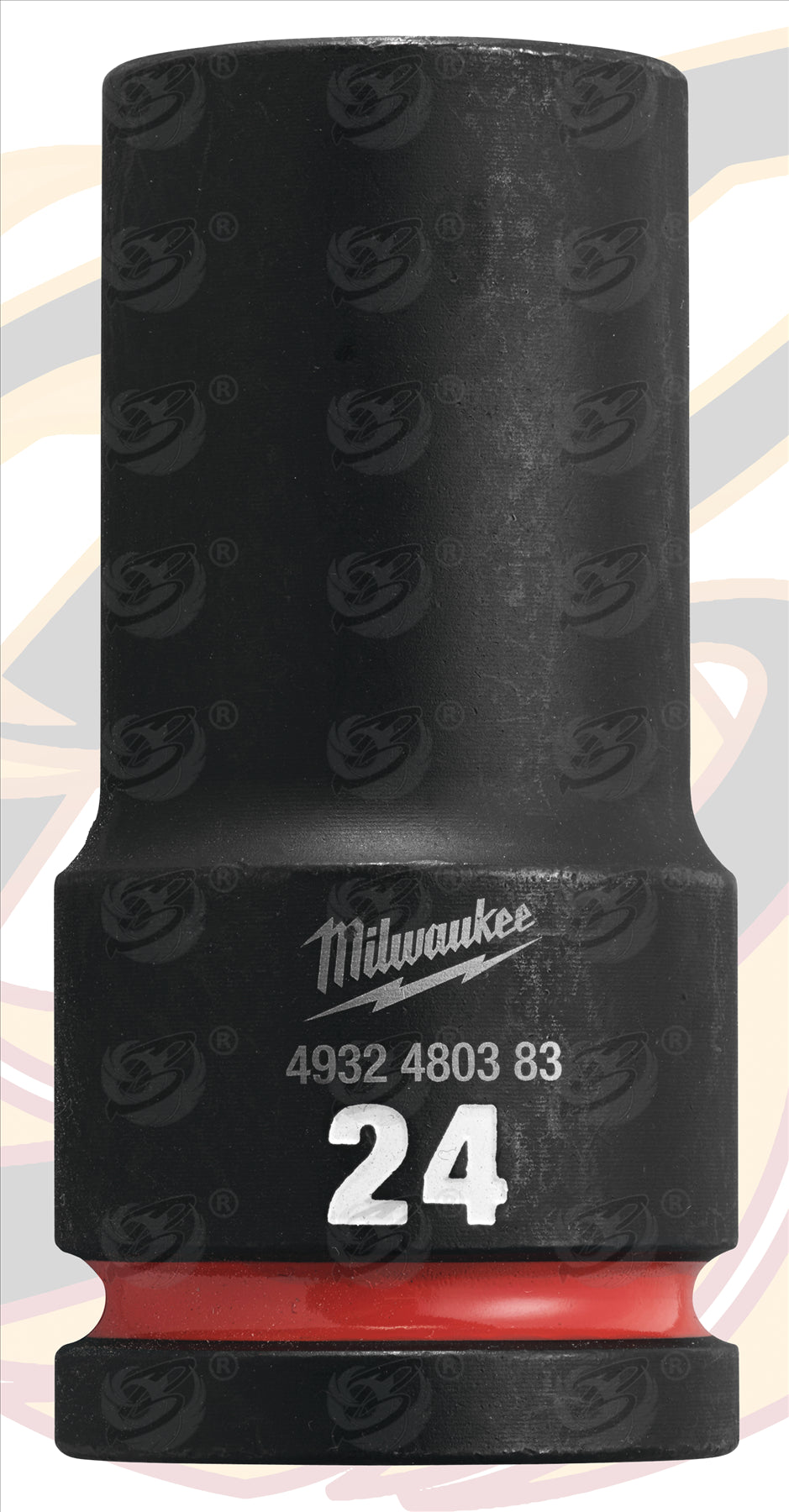 MILWAUKEE 24MM 3/4" DRIVE 6 POINT DEEP IMPACT SOCKET ( SINGLE )