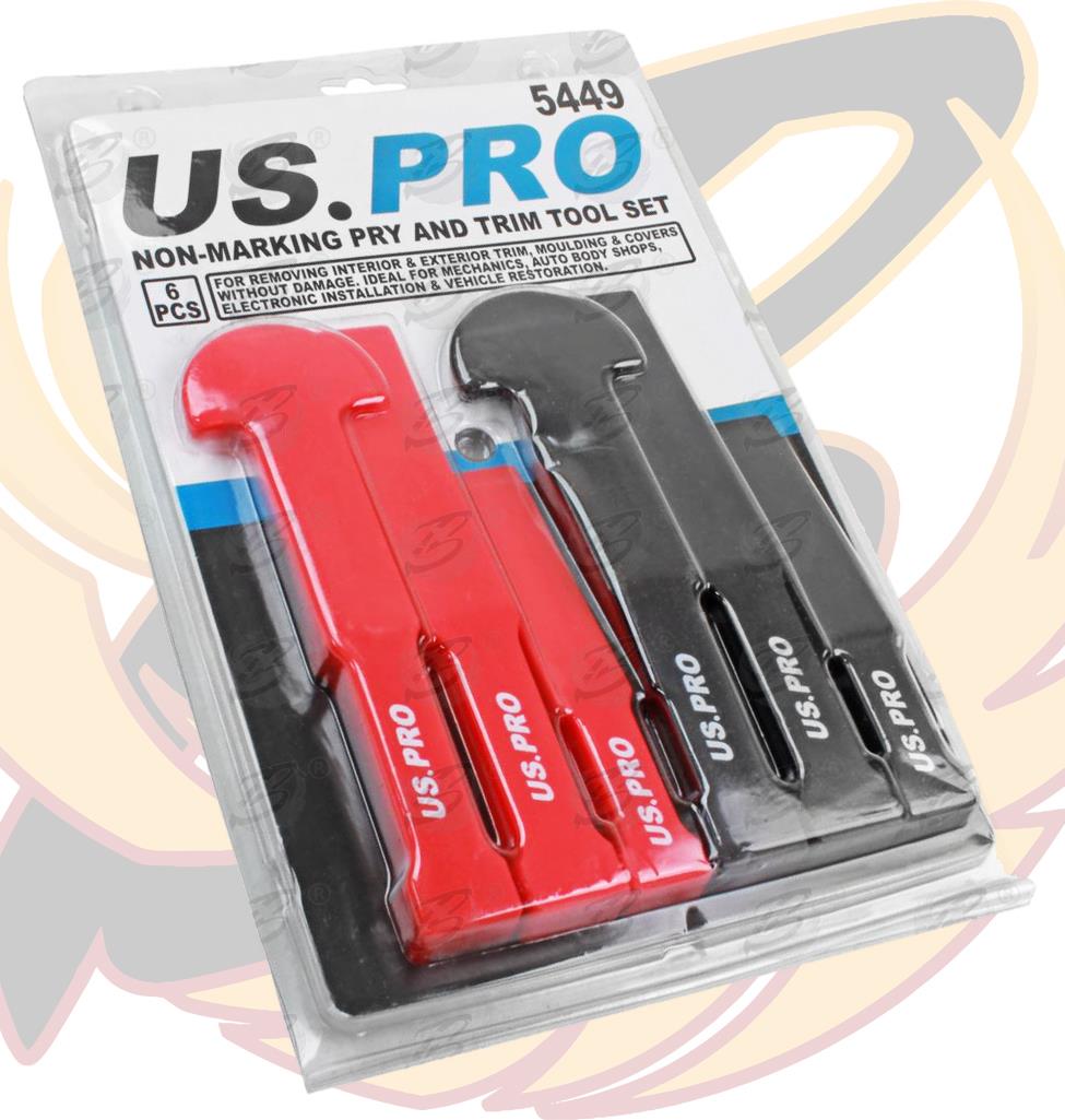 US PRO 6PCS NON MARKING TRIM TOOL KIT